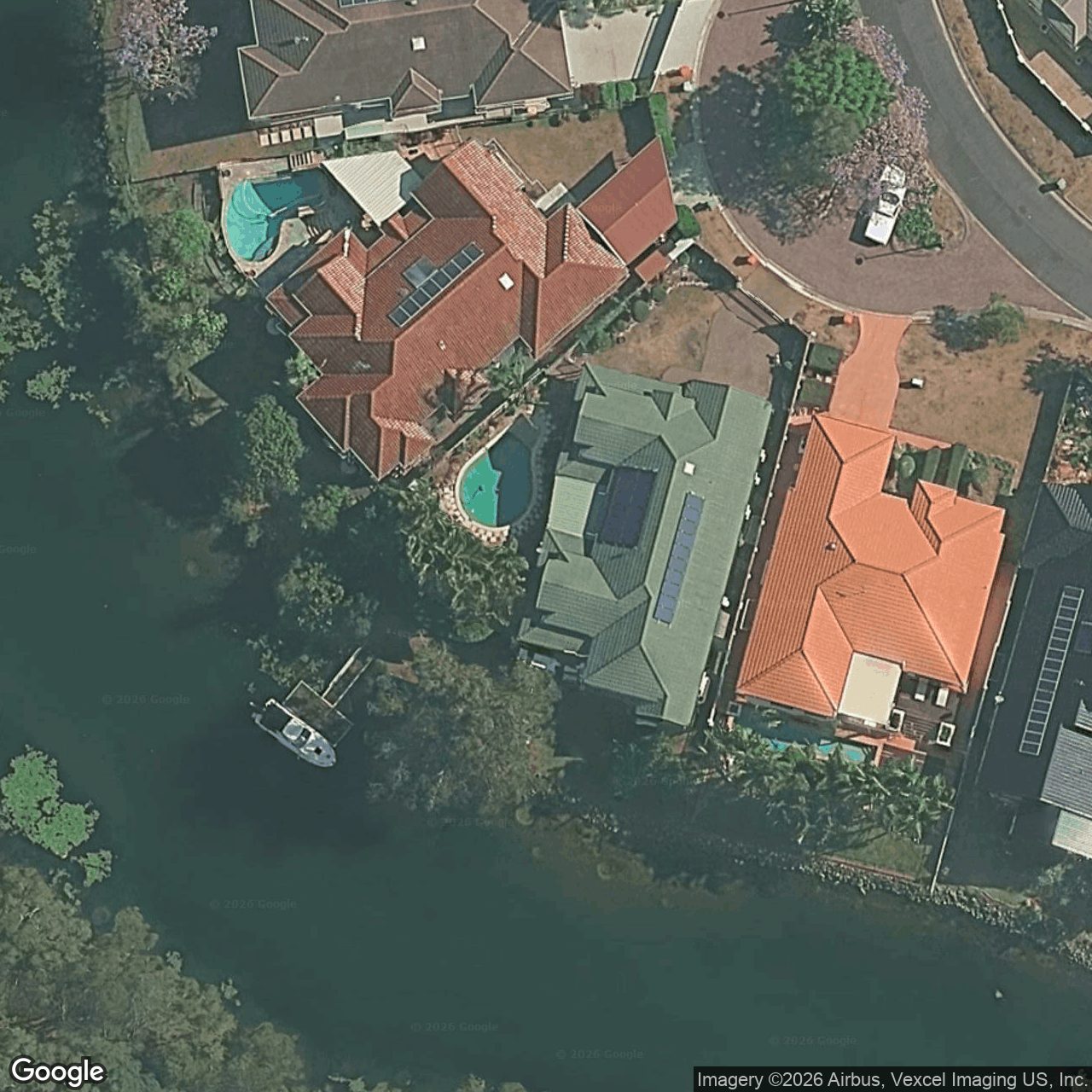 Aerial view of 42 Martingale Circuit, Clear Island Waters QLD 4226