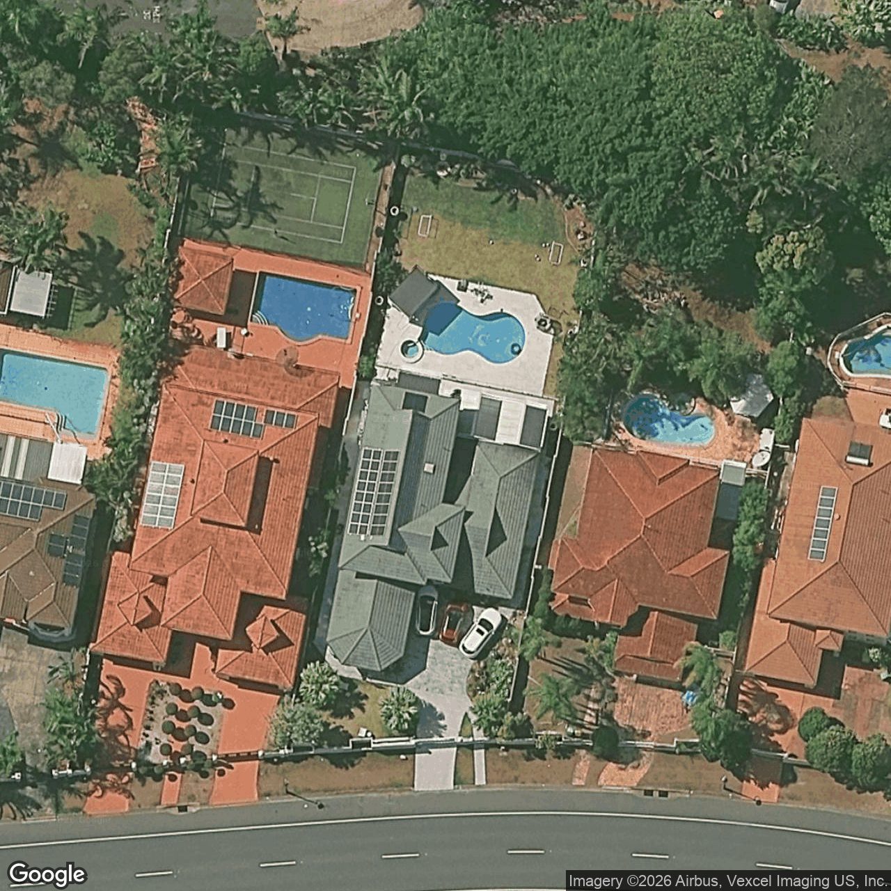 Aerial view of 103 Santa Cruz Boulevard, Clear Island Waters QLD 4226