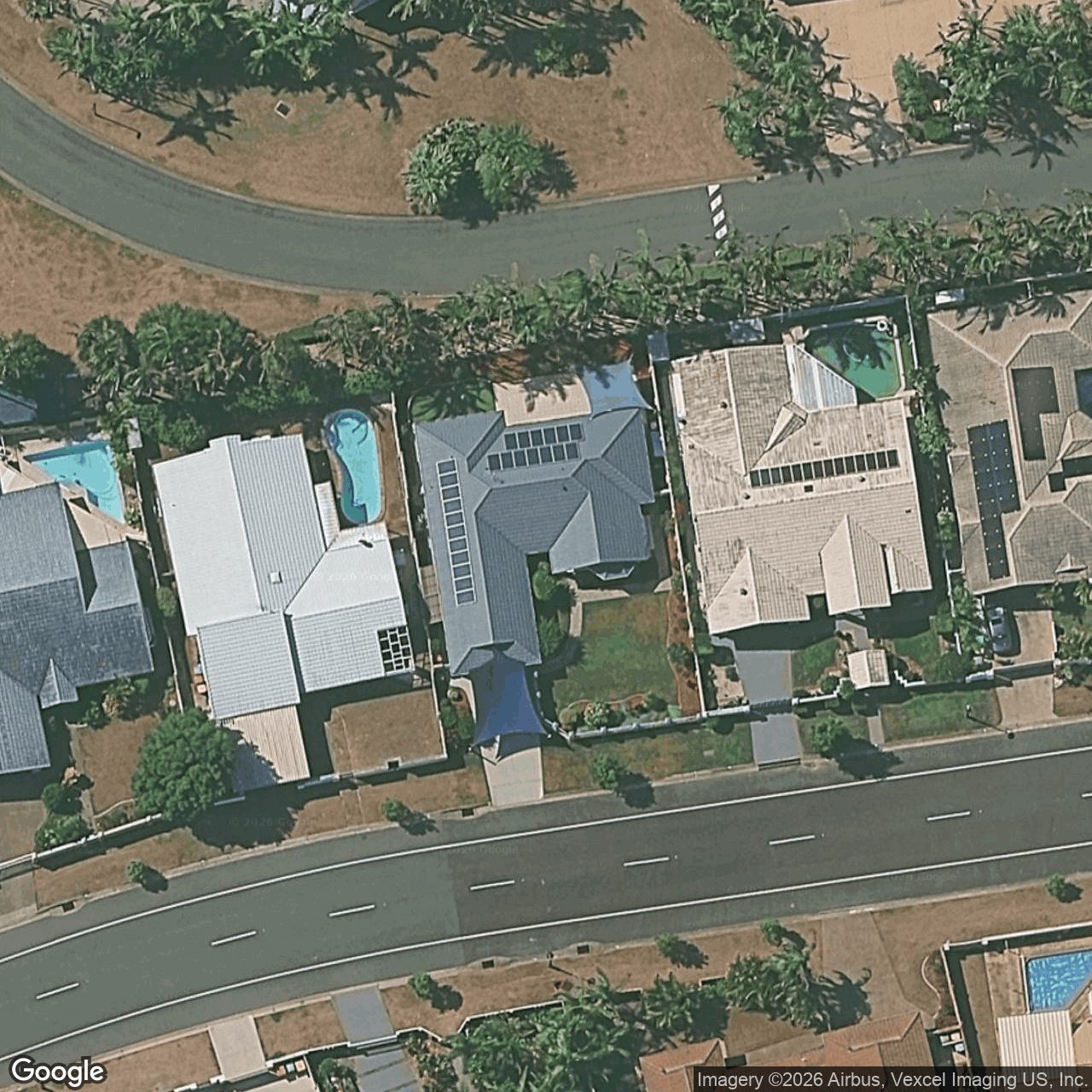 Aerial view of 139 Santa Cruz Boulevard, Clear Island Waters QLD 4226