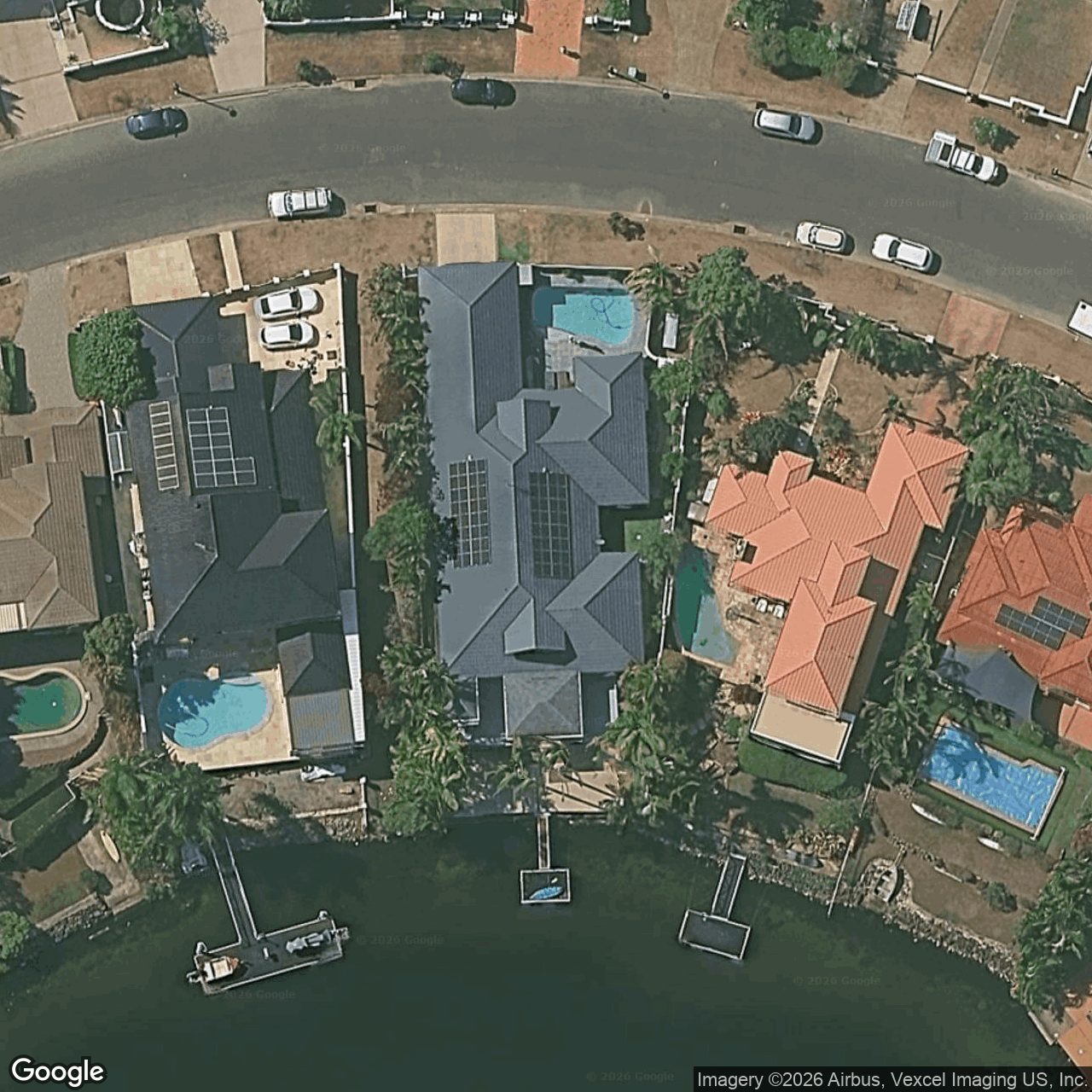 Aerial view of 33 Cayman Drive, Clear Island Waters QLD 4226