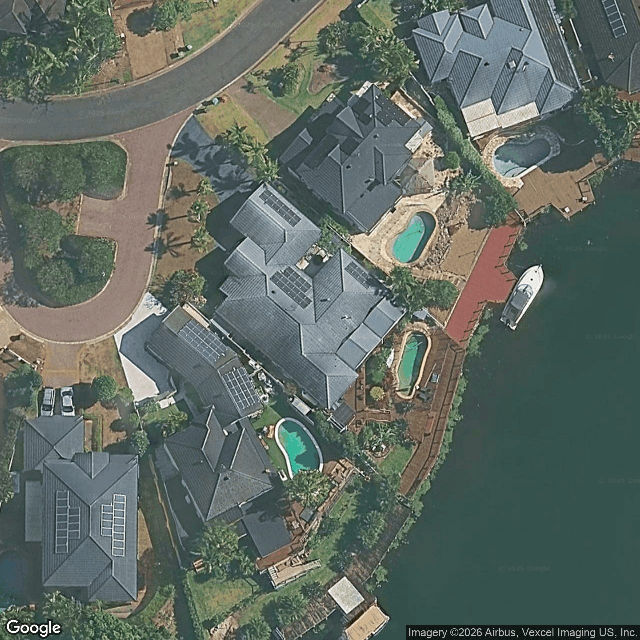 Aerial view of 24 Martingale Circuit, Clear Island Waters QLD 4226