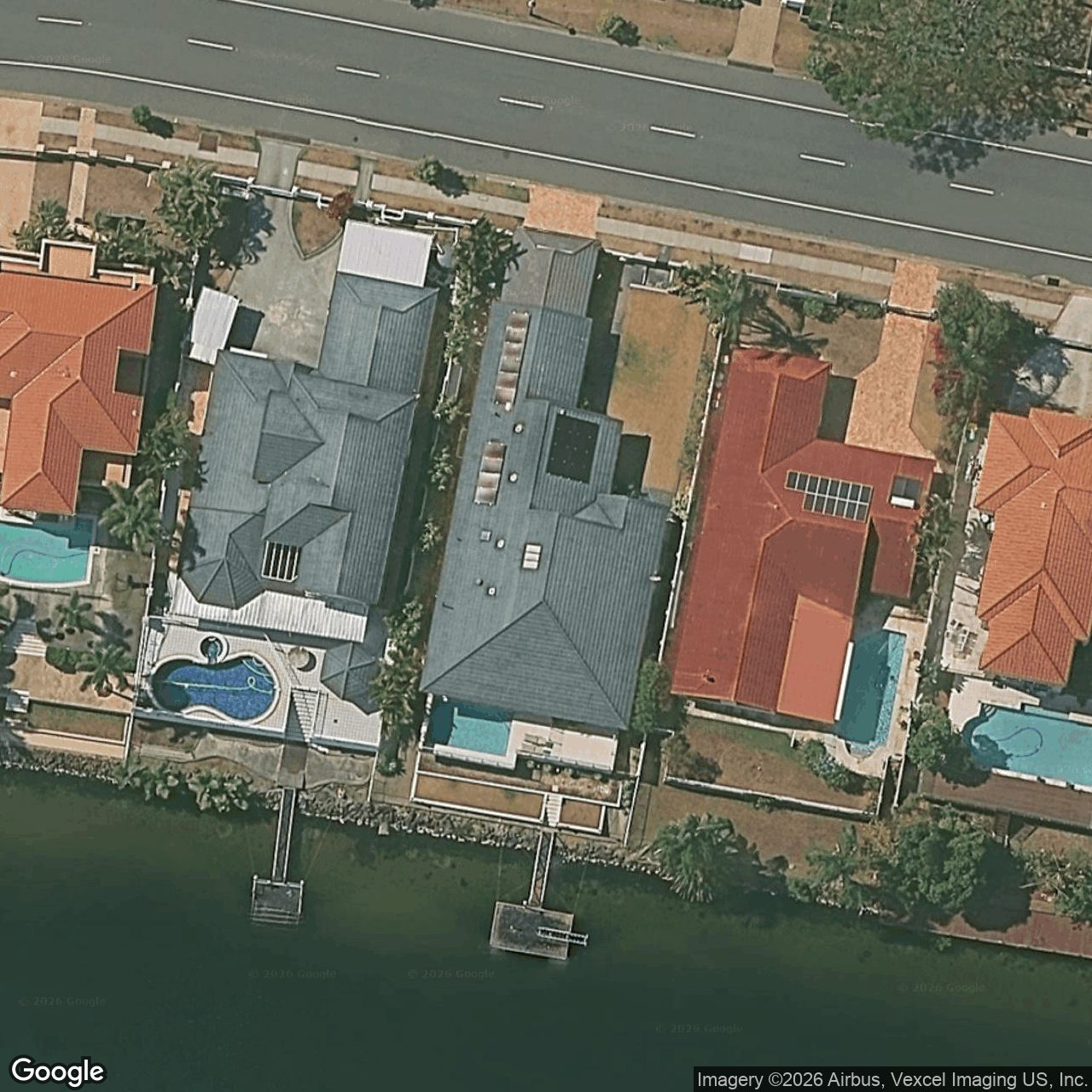 Aerial view of 94 Santa Cruz Boulevard, Clear Island Waters QLD 4226