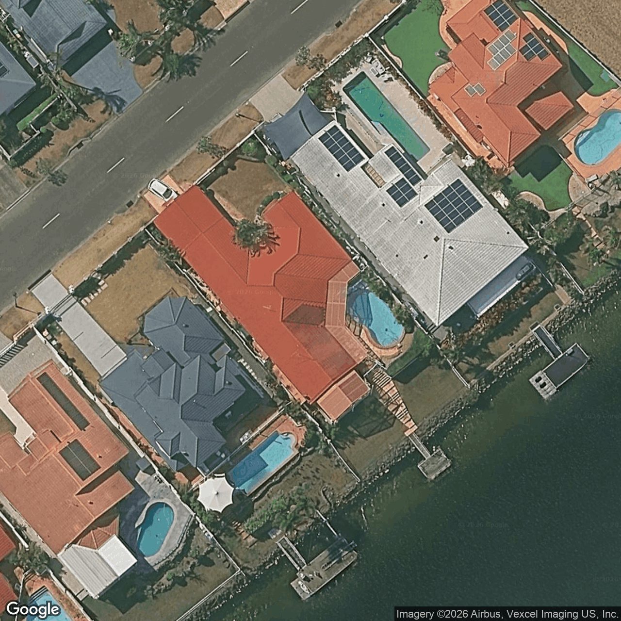 Aerial view of 42 Martinique Way, Clear Island Waters QLD 4226