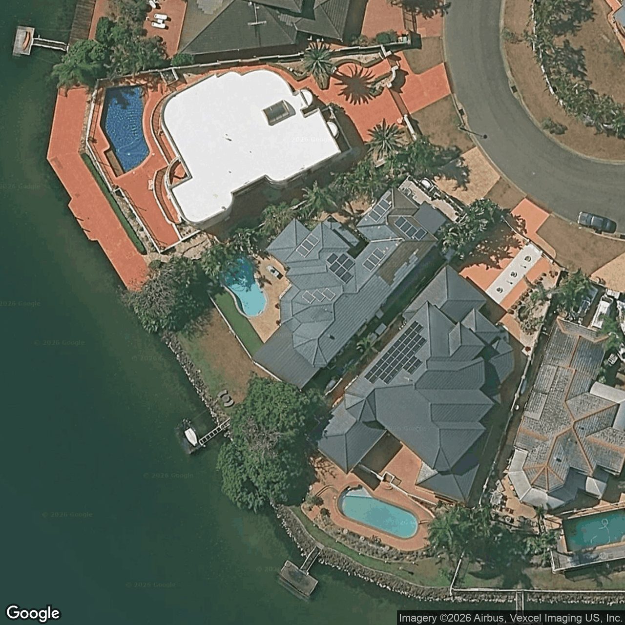 Aerial view of 13 Andros Court, Clear Island Waters QLD 4226