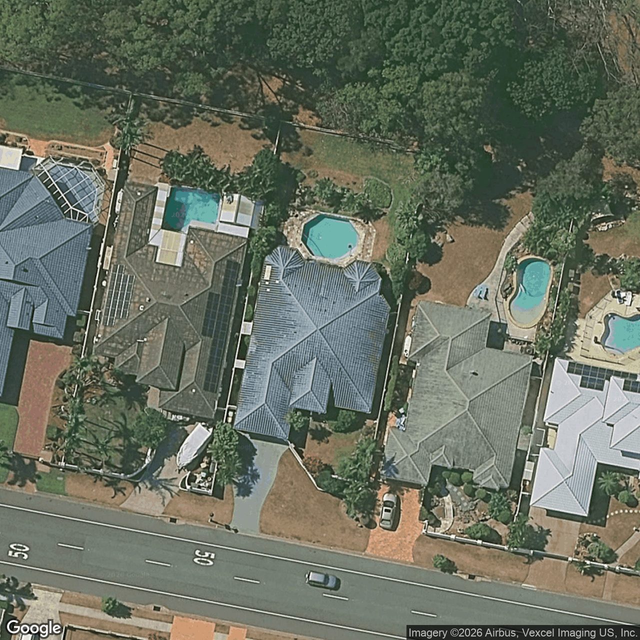 Aerial view of 77 Santa Cruz Boulevard, Clear Island Waters QLD 4226