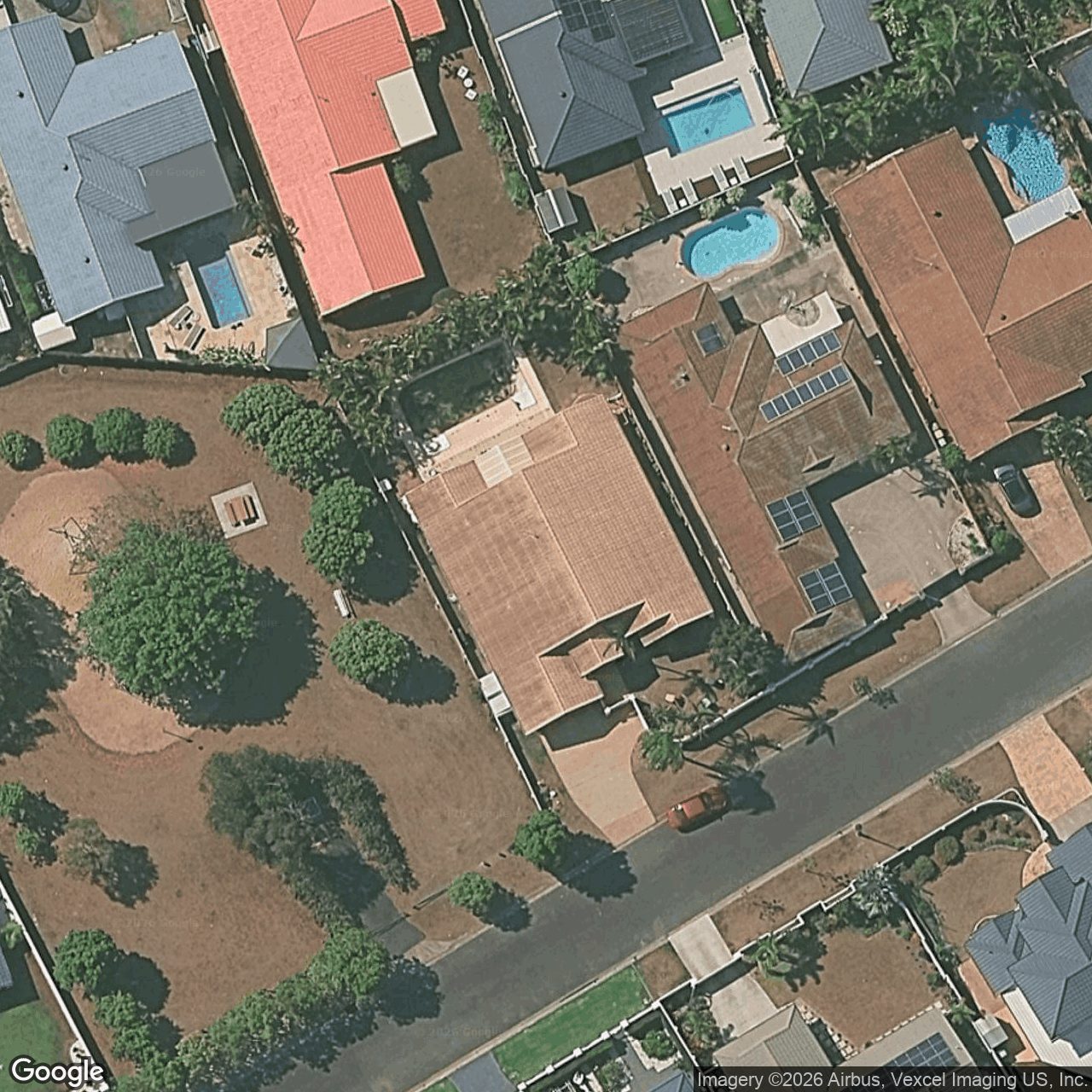 Aerial view of 11 Santabelle Crescent, Clear Island Waters QLD 4226