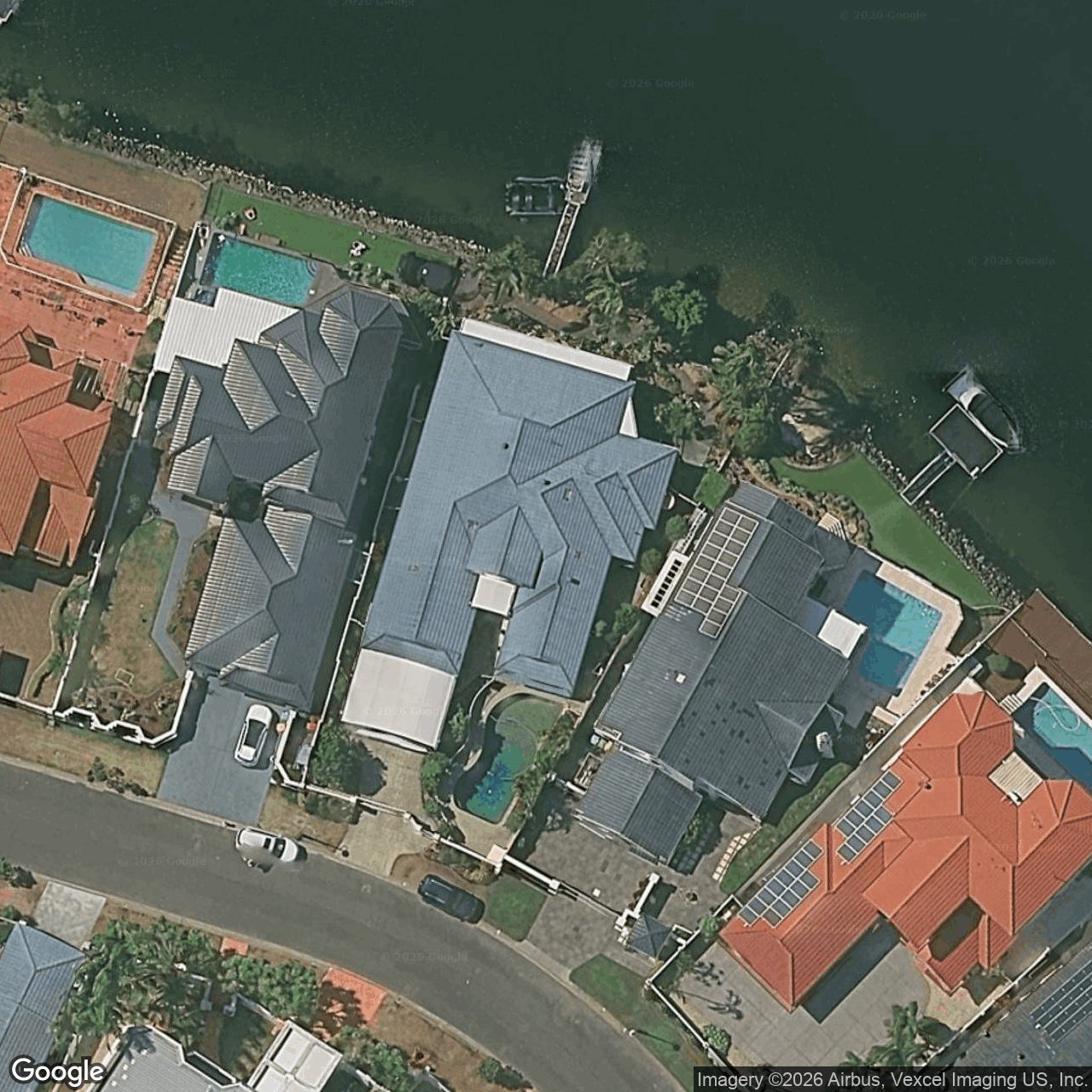 Aerial view of 30 San Simeon Drive, Clear Island Waters QLD 4226