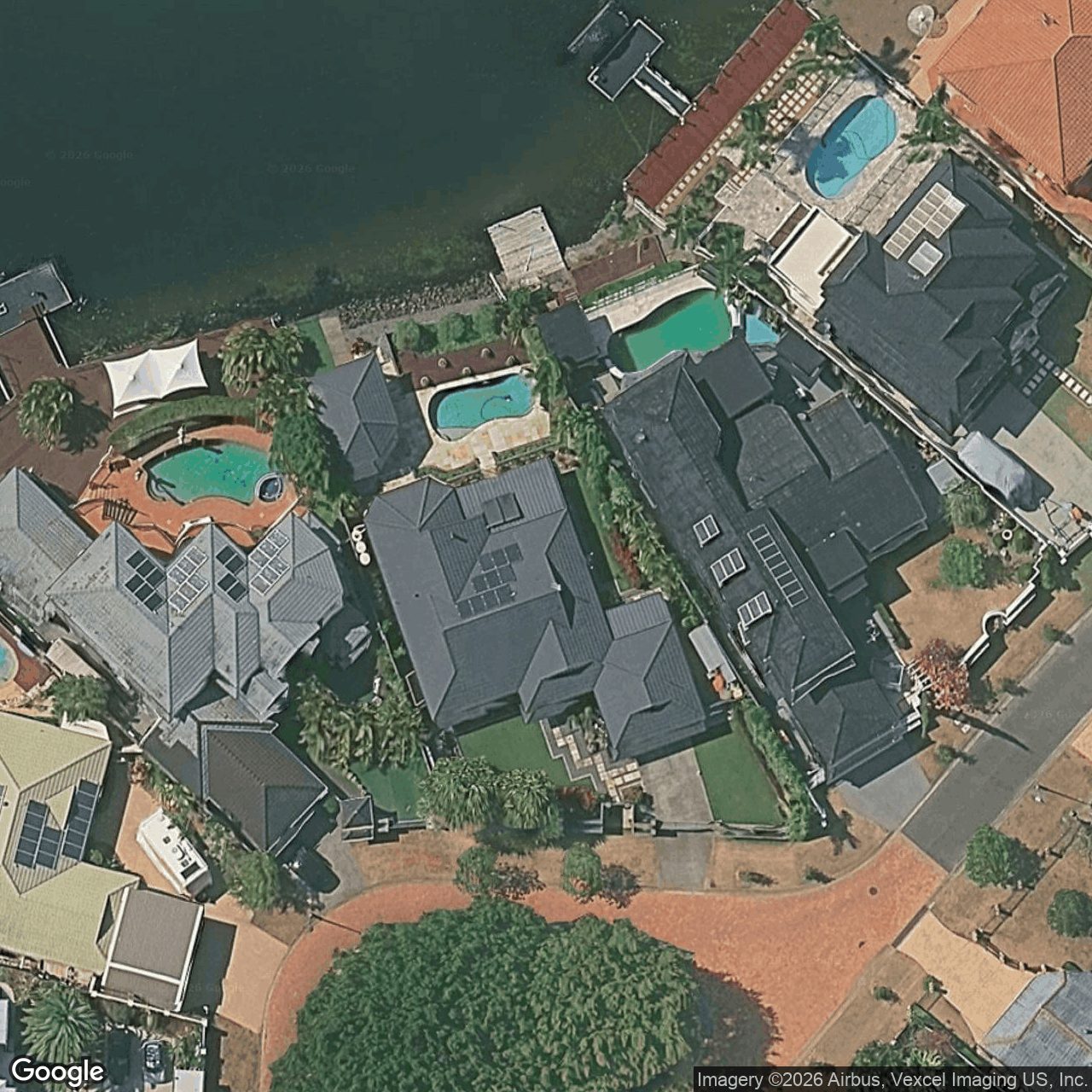 Aerial view of 26 Port Jackson Boulevard, Clear Island Waters QLD 4226