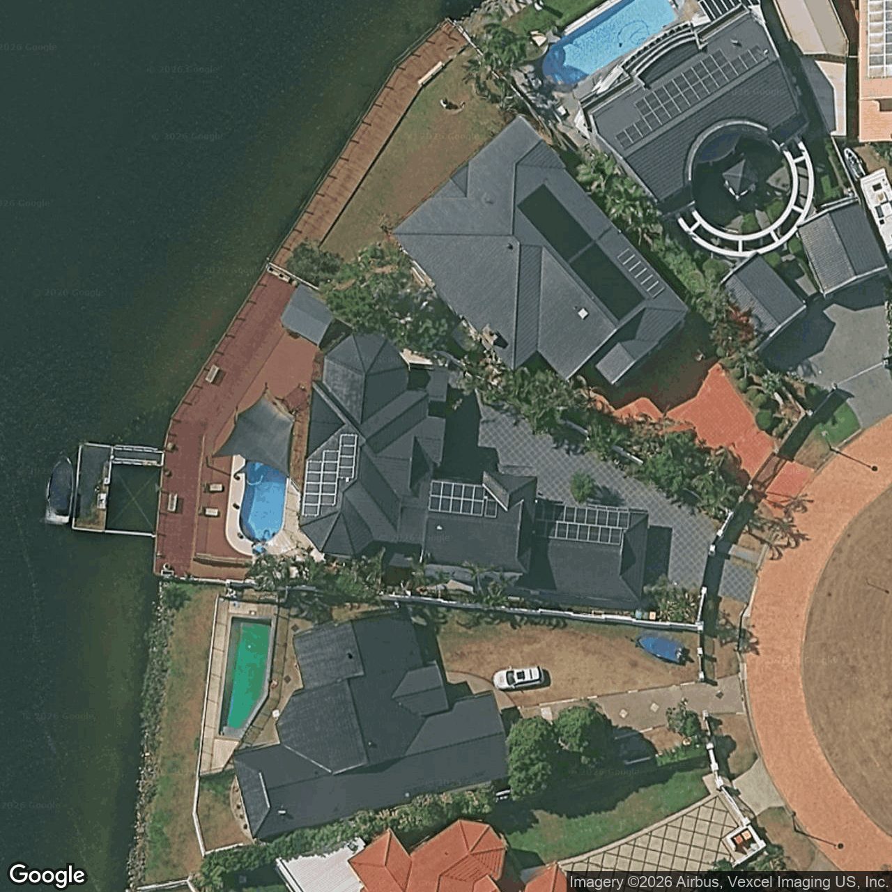 Aerial view of 130 Port Jackson Boulevard, Clear Island Waters QLD 4226