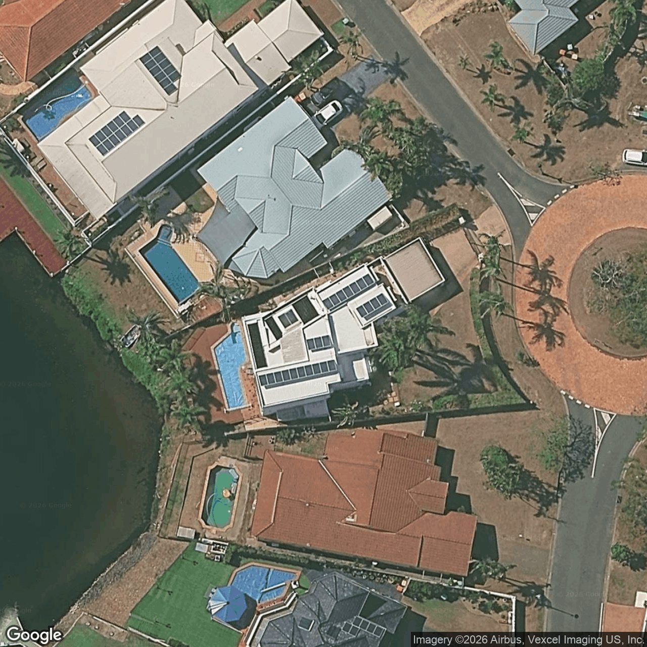 Aerial view of 104 Port Jackson Boulevard, Clear Island Waters QLD 4226