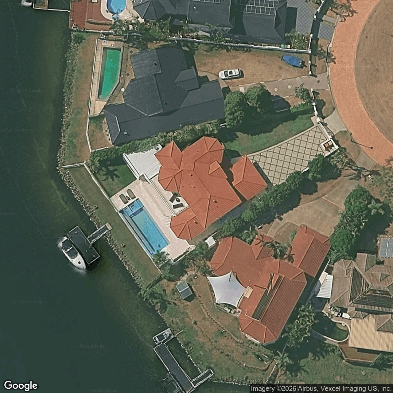 Aerial view of 126 Port Jackson Boulevard, Clear Island Waters QLD 4226