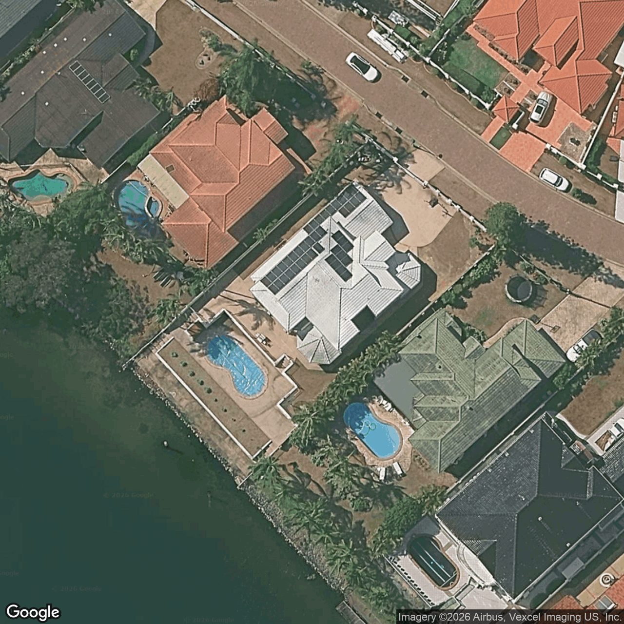 Aerial view of 8 St Martin Place, Clear Island Waters QLD 4226