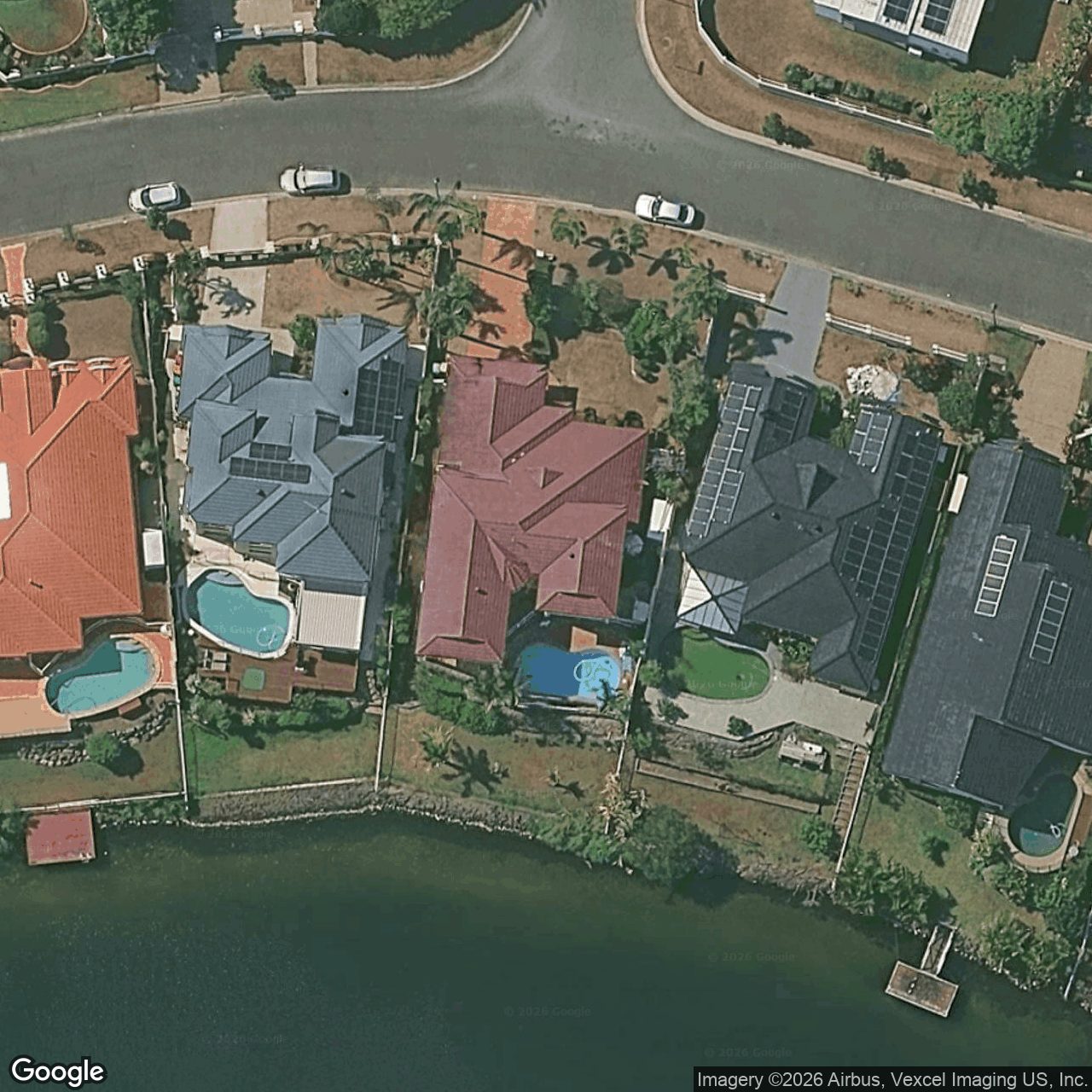 Aerial view of 56 Montevideo Drive, Clear Island Waters QLD 4226