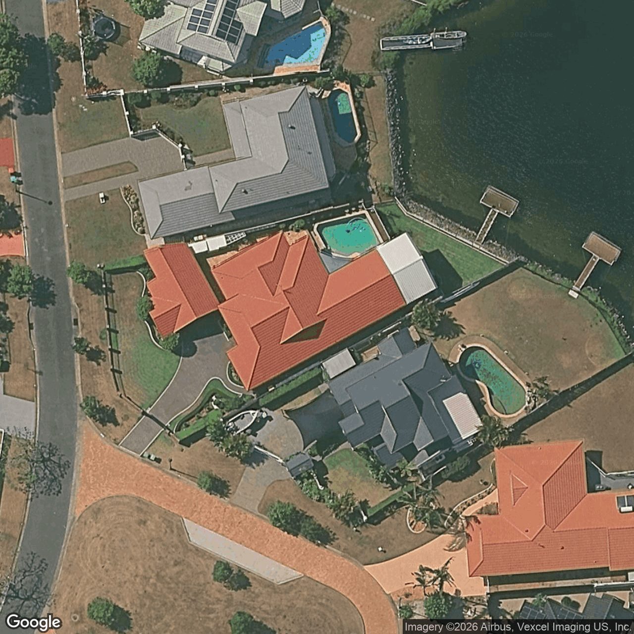 Aerial view of 172 Port Jackson Boulevard, Clear Island Waters QLD 4226