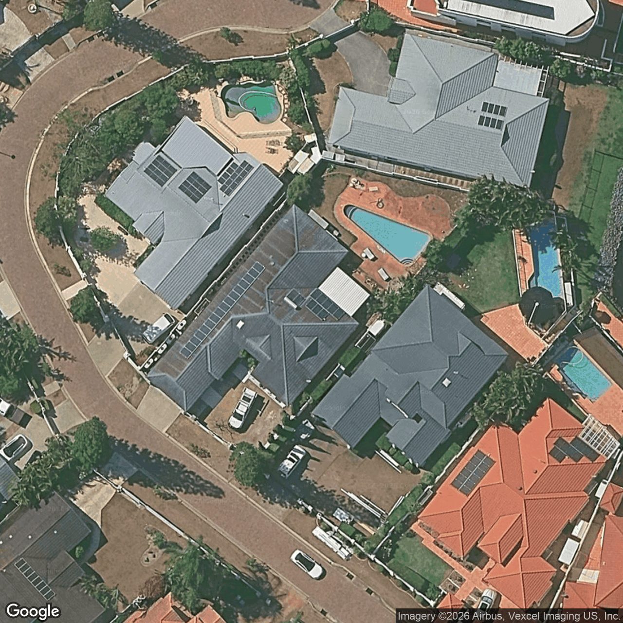 Aerial view of 9 St Martin Place, Clear Island Waters QLD 4226