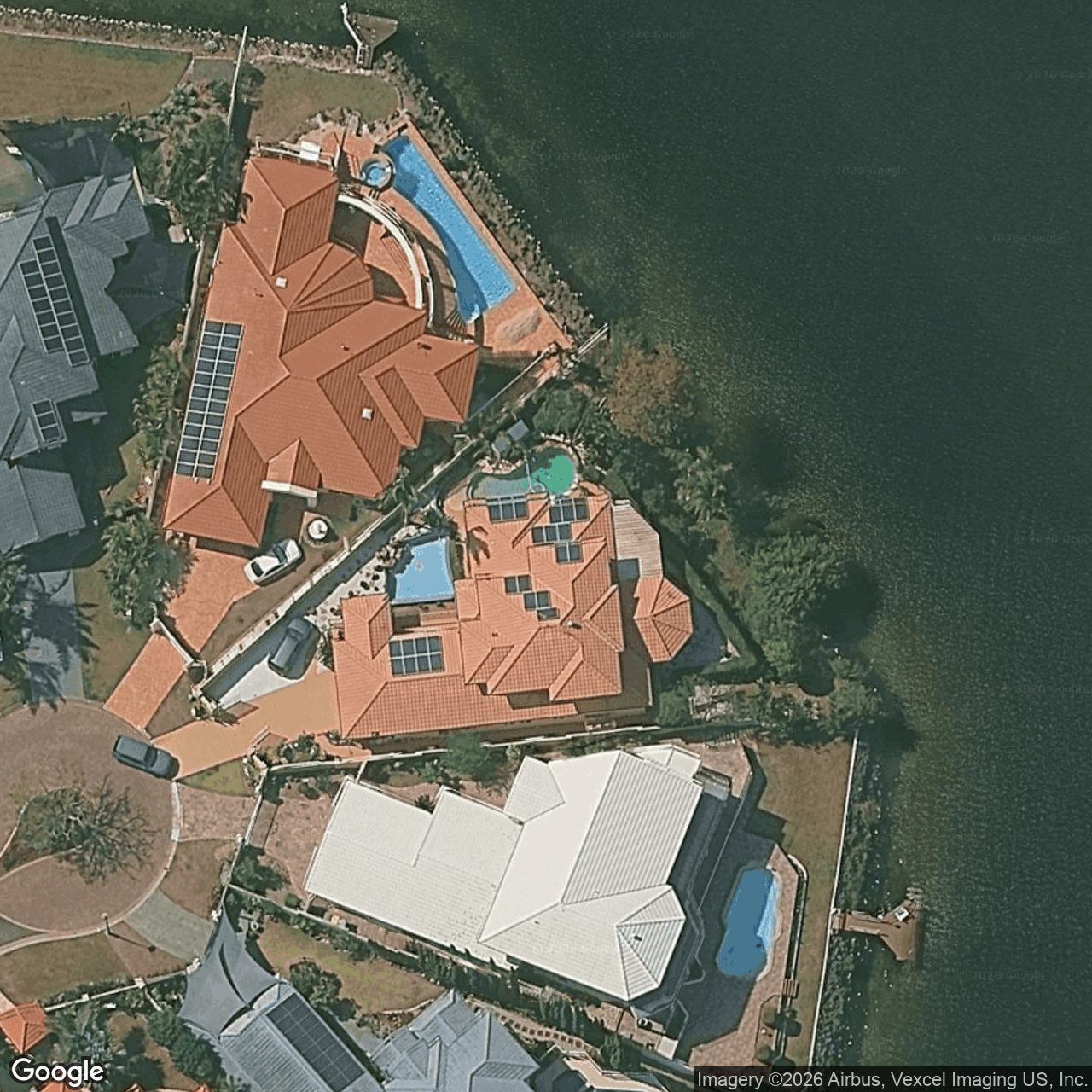 Aerial view of 2 Montevideo Drive, Clear Island Waters QLD 4226