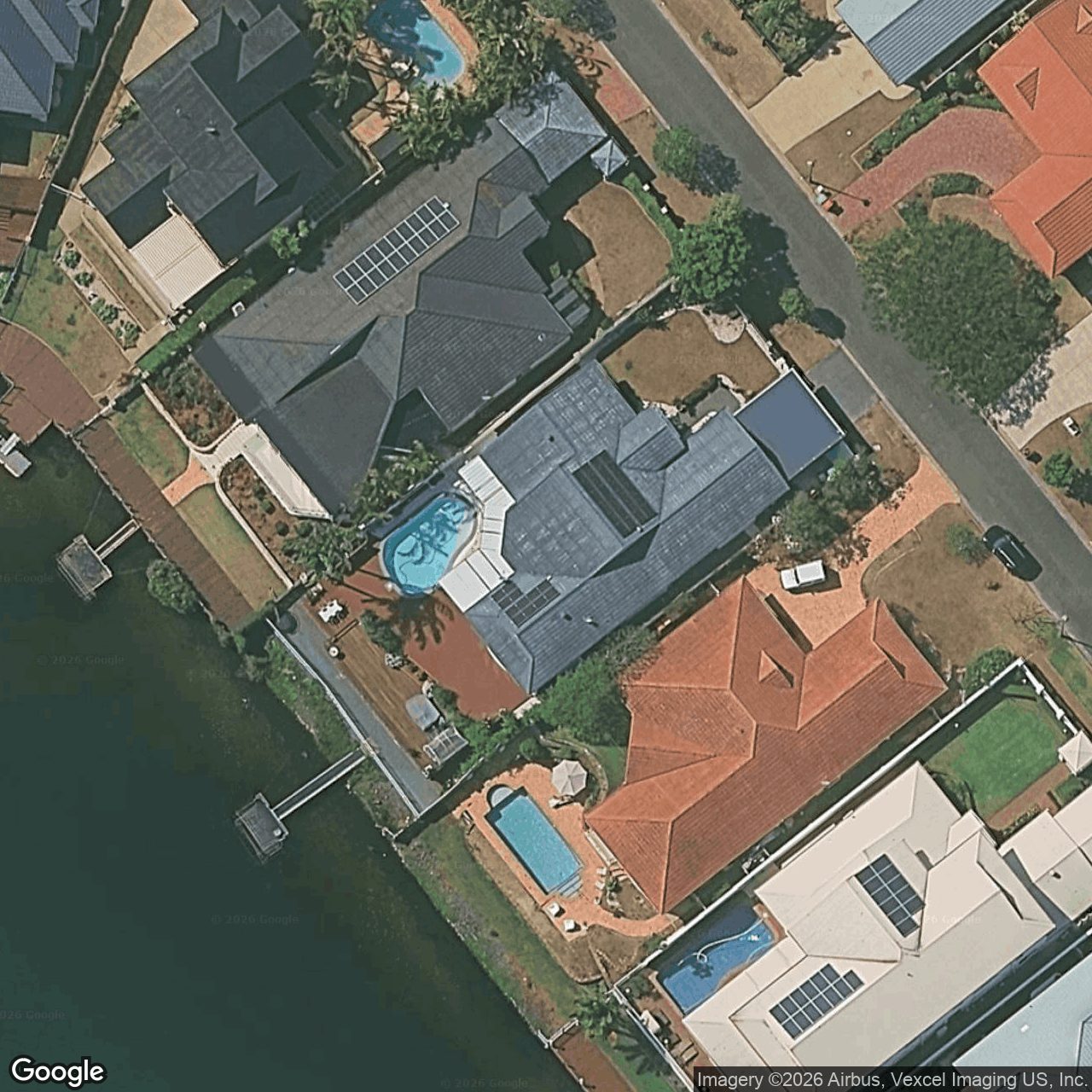 Aerial view of 112 Port Jackson Boulevard, Clear Island Waters QLD 4226