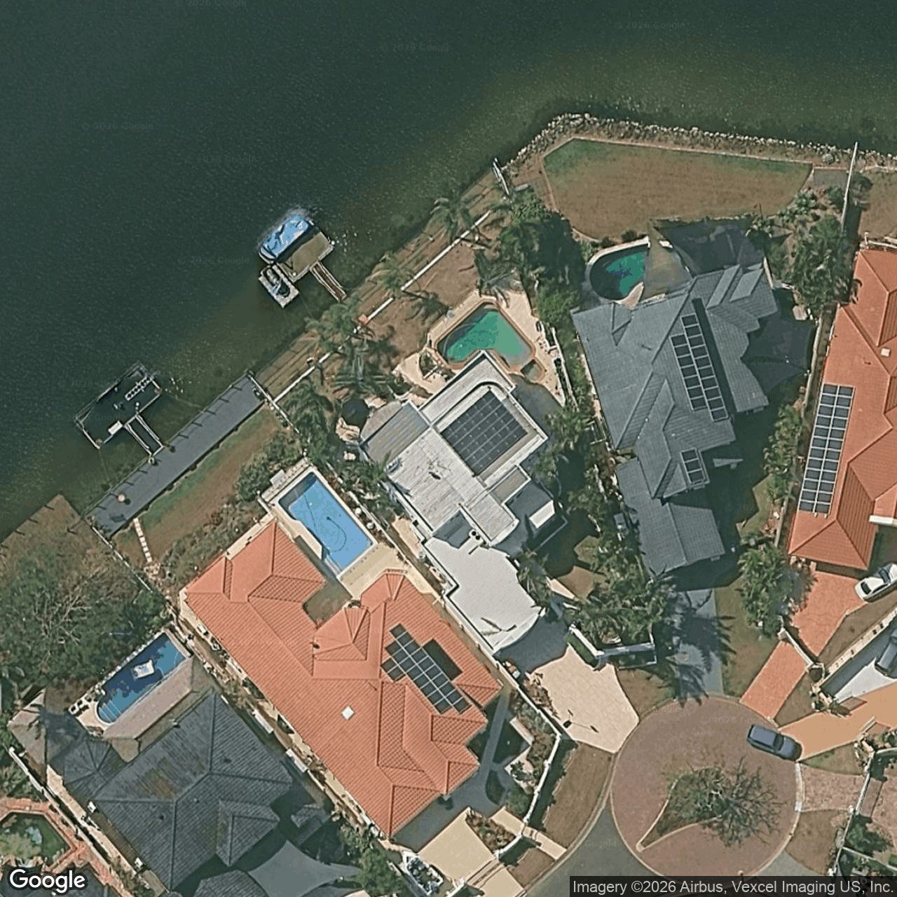 Aerial view of 5 Montevideo Drive, Clear Island Waters QLD 4226
