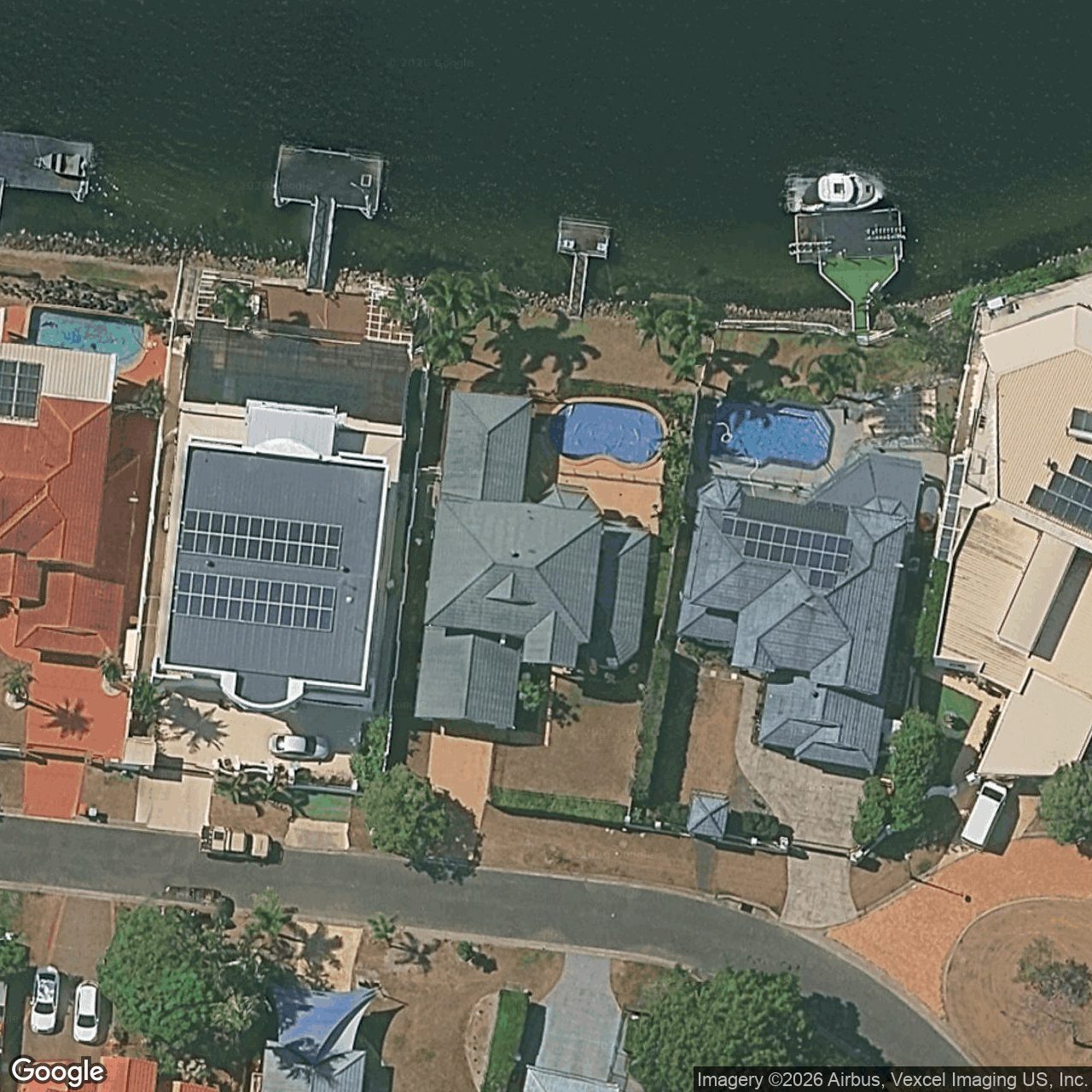Aerial view of 154 Port Jackson Boulevard, Clear Island Waters QLD 4226