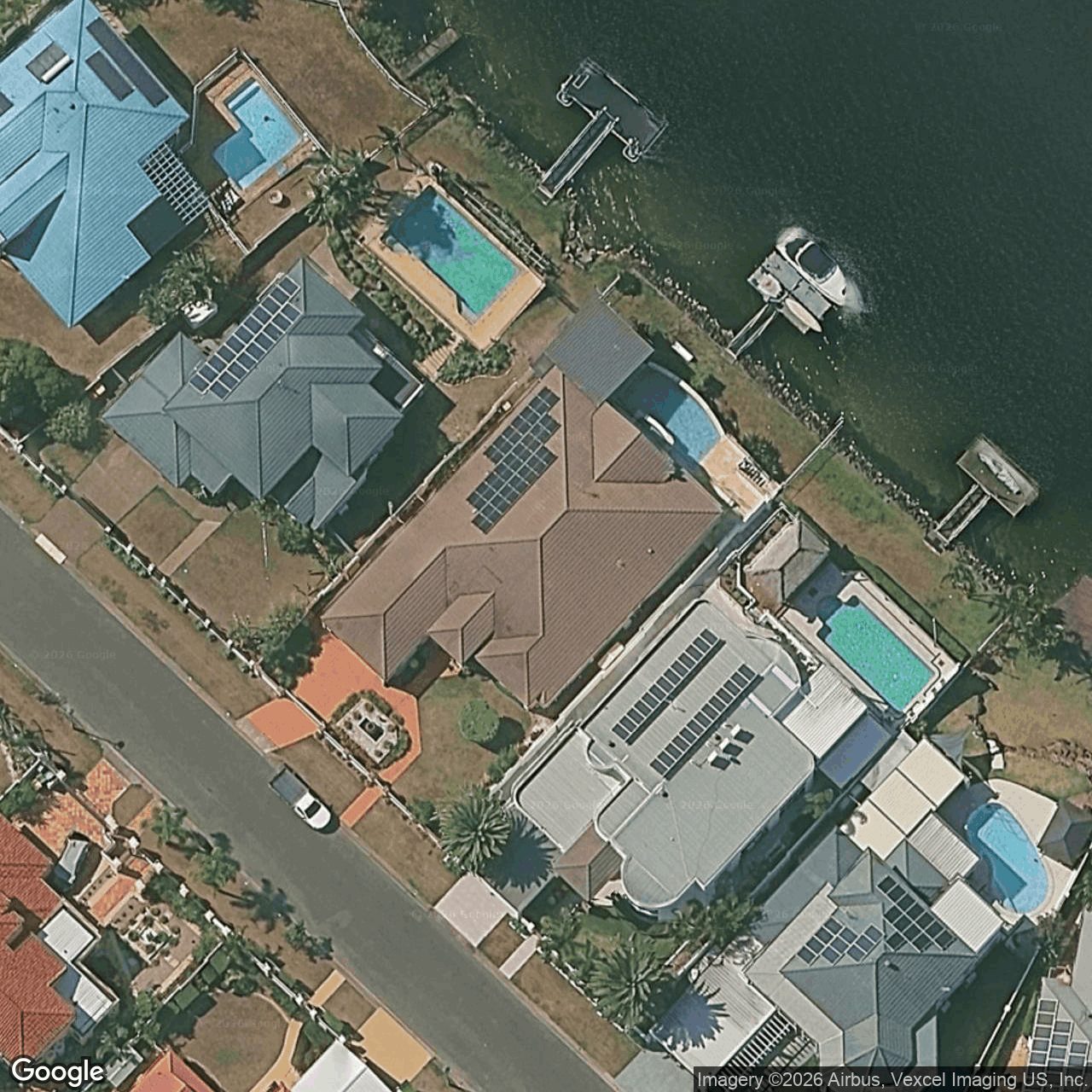 Aerial view of 27 Montevideo Drive, Clear Island Waters QLD 4226