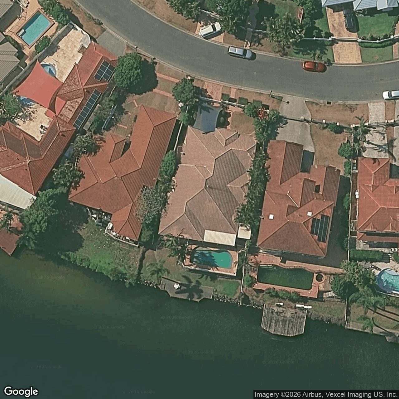 Aerial view of 28 Montevideo Drive, Clear Island Waters QLD 4226