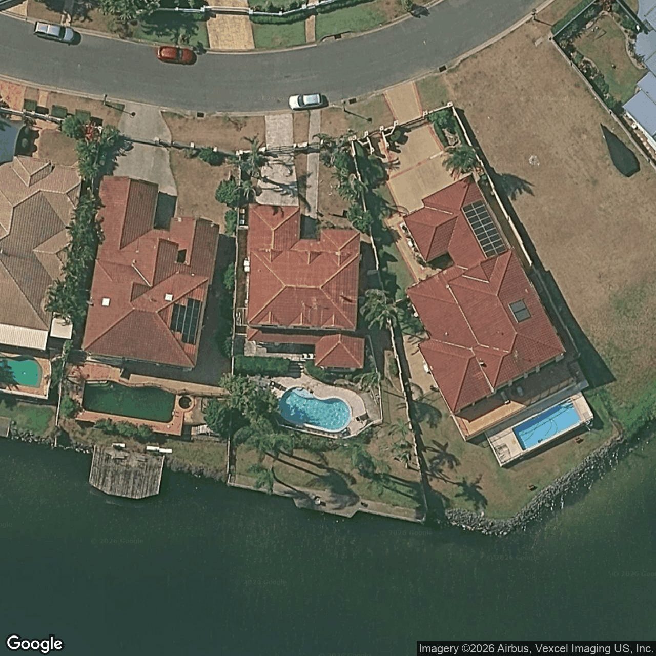 Aerial view of 24 Montevideo Drive, Clear Island Waters QLD 4226