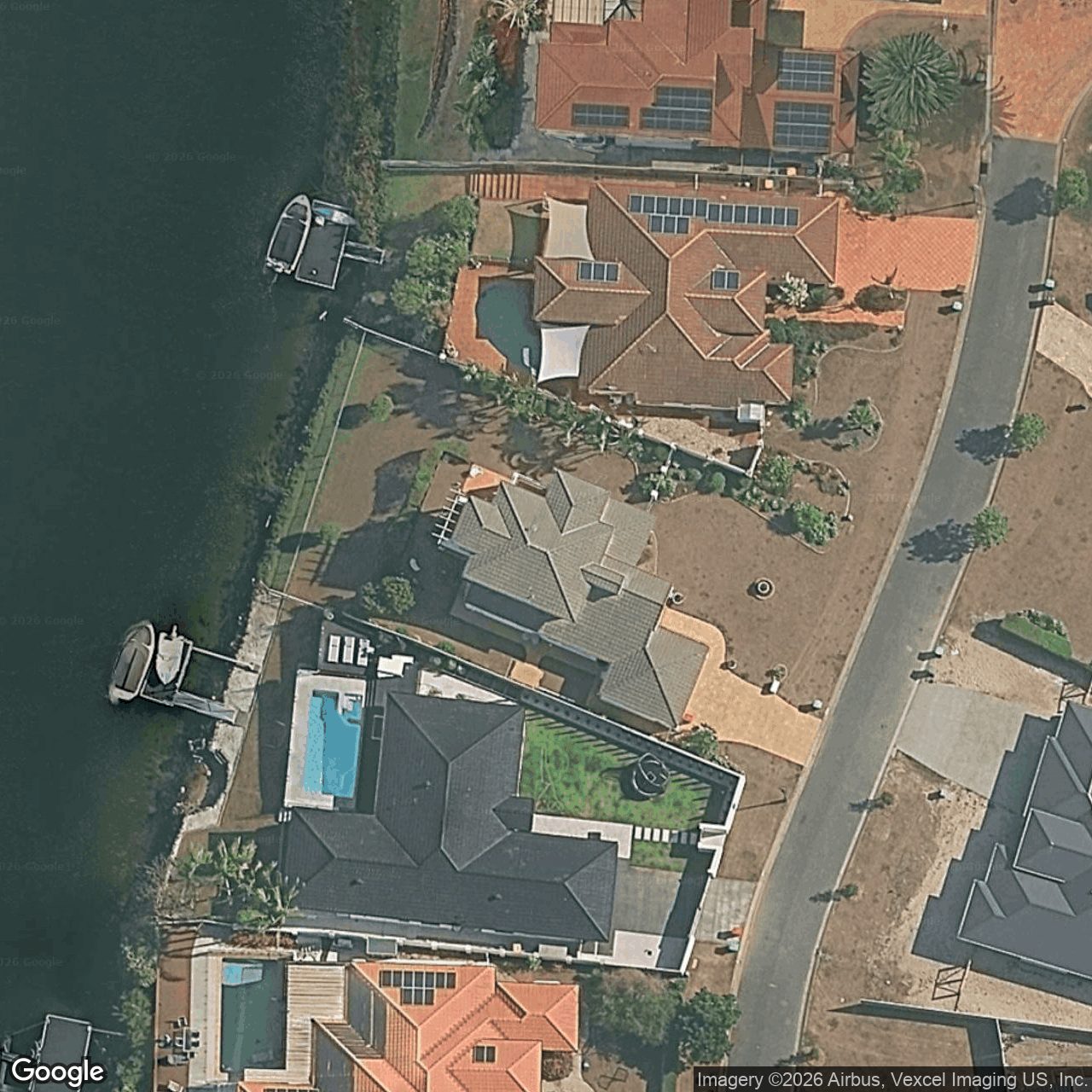 Aerial view of 14 Port Jackson Boulevard, Clear Island Waters QLD 4226