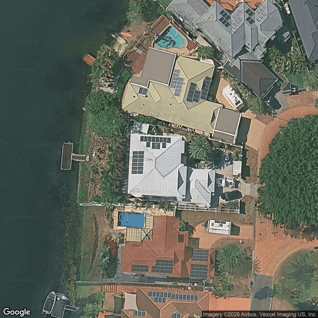 Aerial view of 20 Port Jackson Boulevard, Clear Island Waters QLD 4226