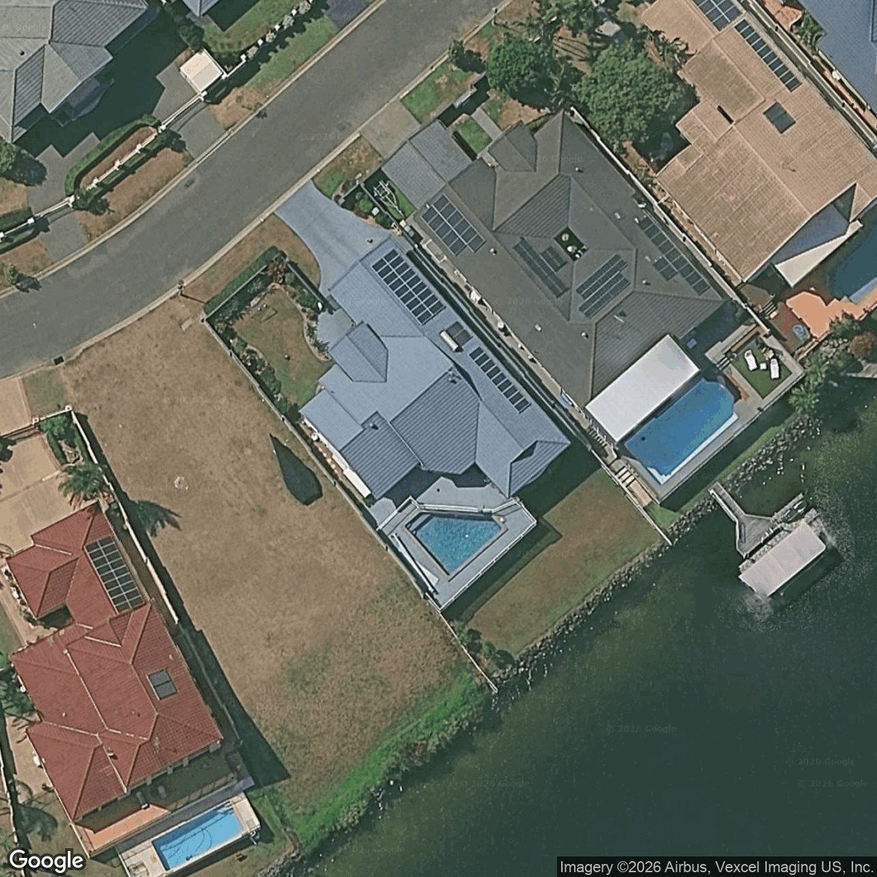 Aerial view of 18 Montevideo Drive, Clear Island Waters QLD 4226