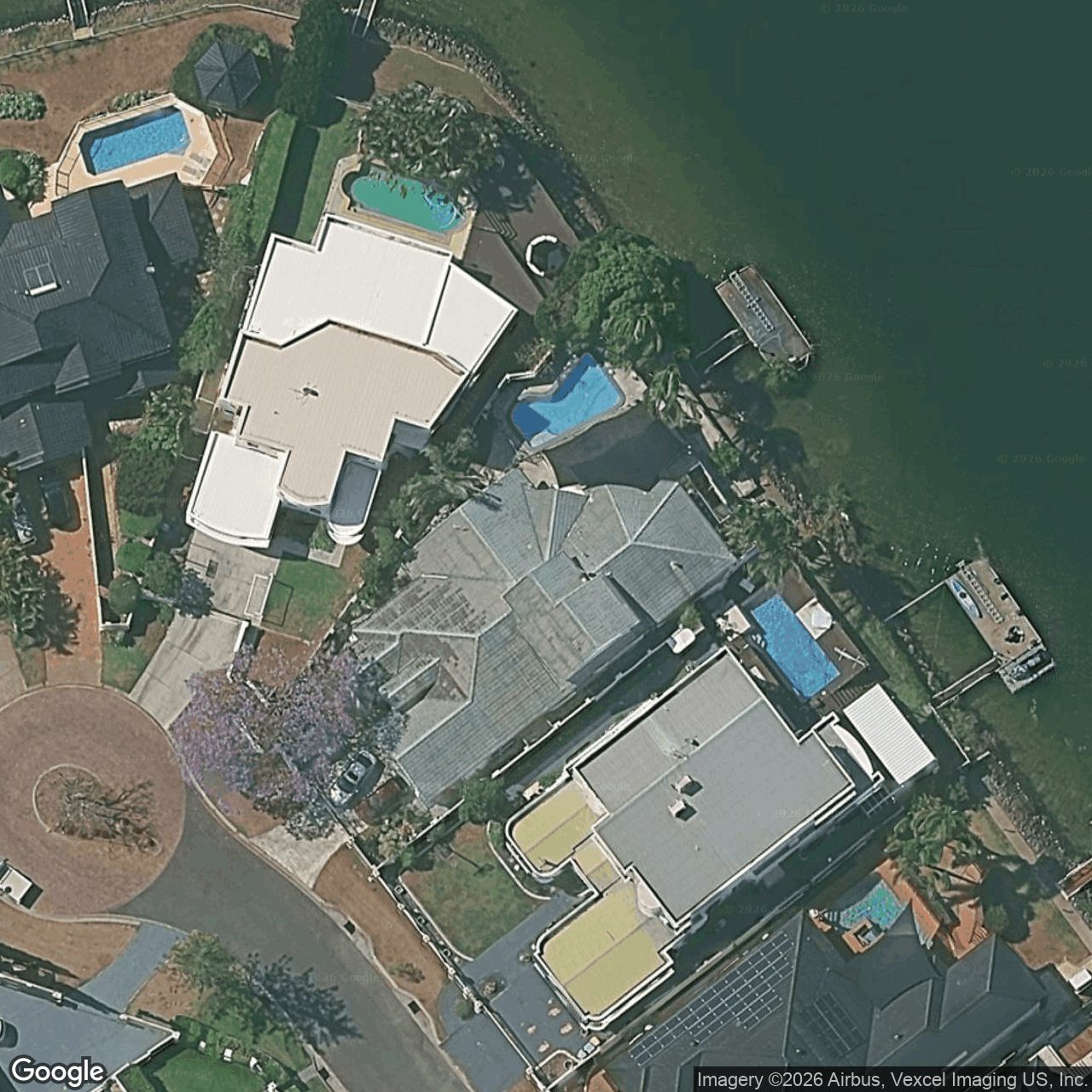 Aerial view of 59 Montevideo Drive, Clear Island Waters QLD 4226