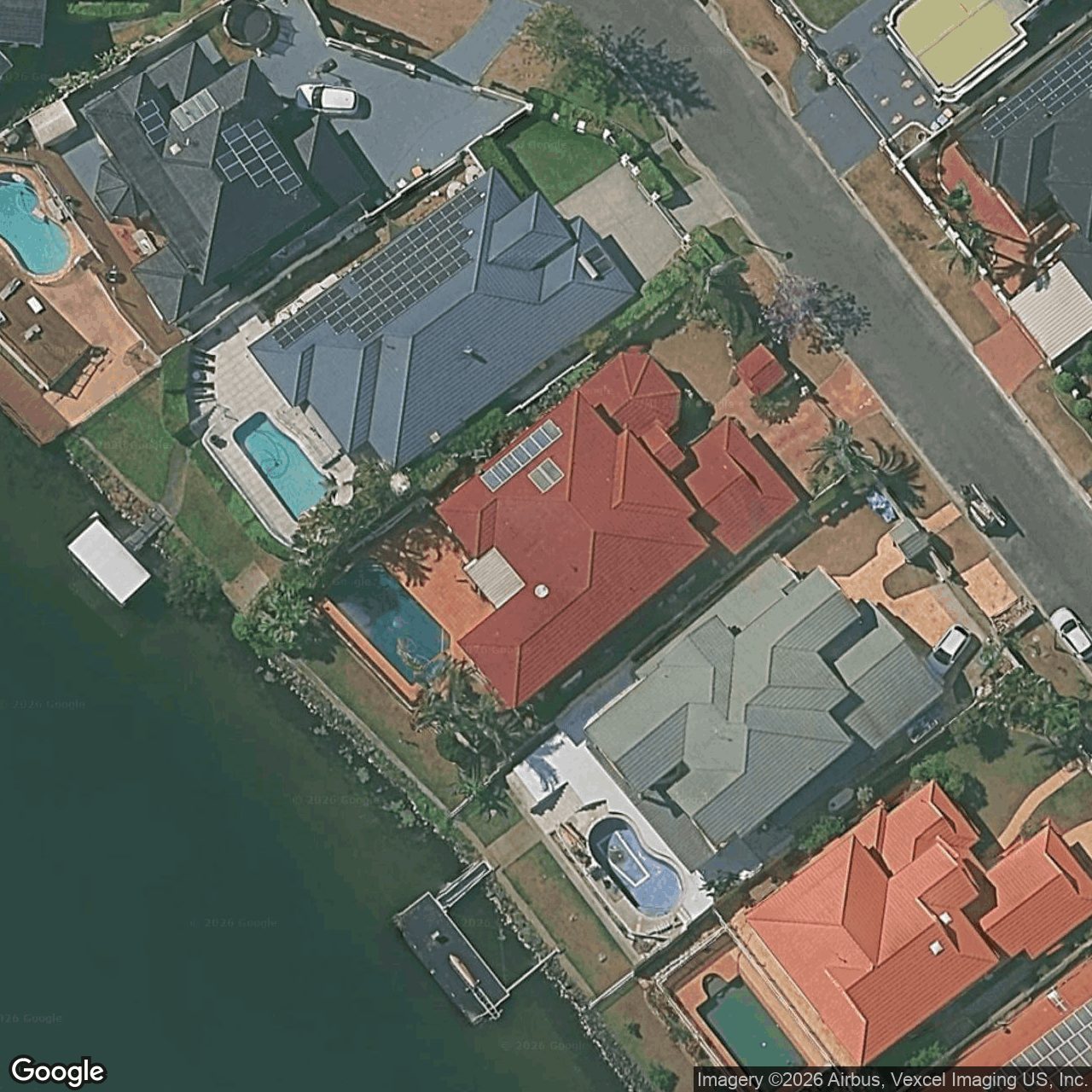 Aerial view of 76 Montevideo Drive, Clear Island Waters QLD 4226