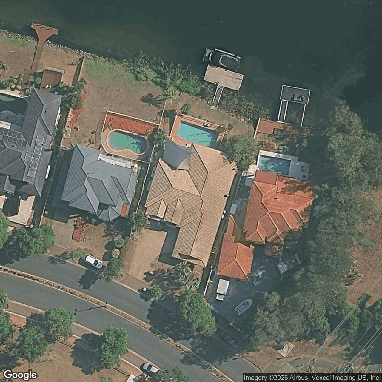 Aerial view of 3 Clipper Boulevard, Clear Island Waters QLD 4226