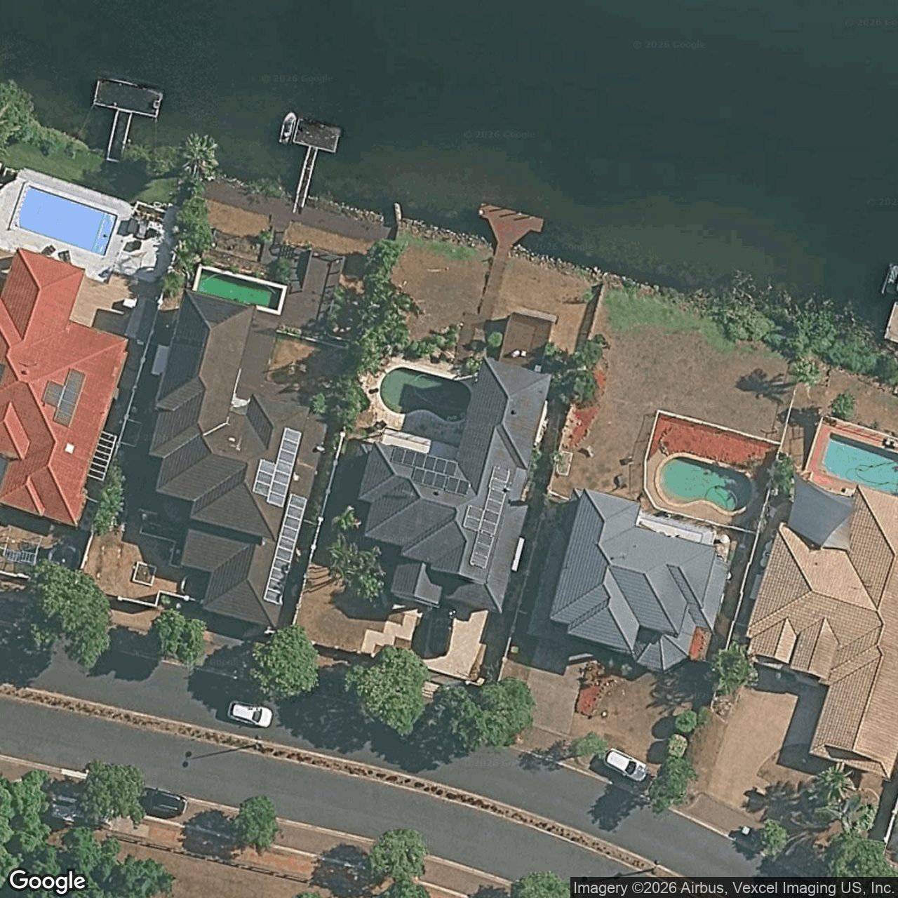 Aerial view of 7 Clipper Boulevard, Clear Island Waters QLD 4226