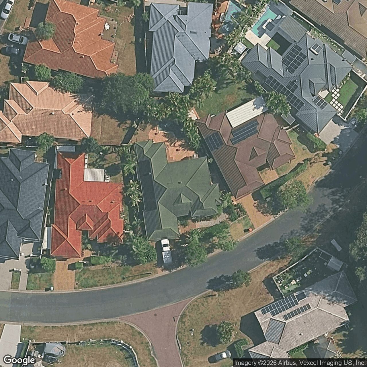Aerial view of 11 Martingale Circuit, Clear Island Waters QLD 4226