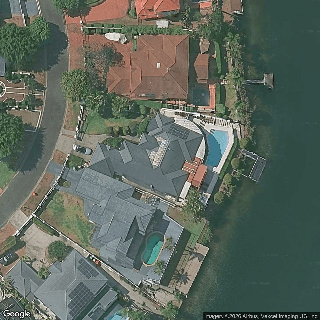 Aerial view of 12 Staysail Crescent, Clear Island Waters QLD 4226