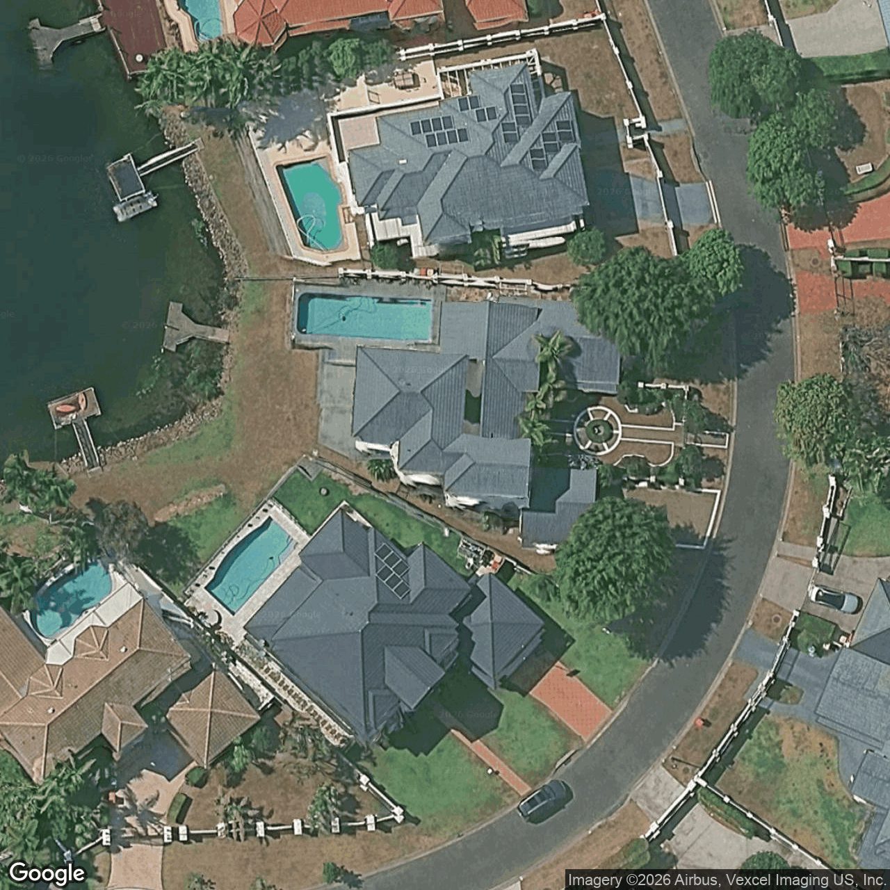Aerial view of 34 Staysail Crescent, Clear Island Waters QLD 4226
