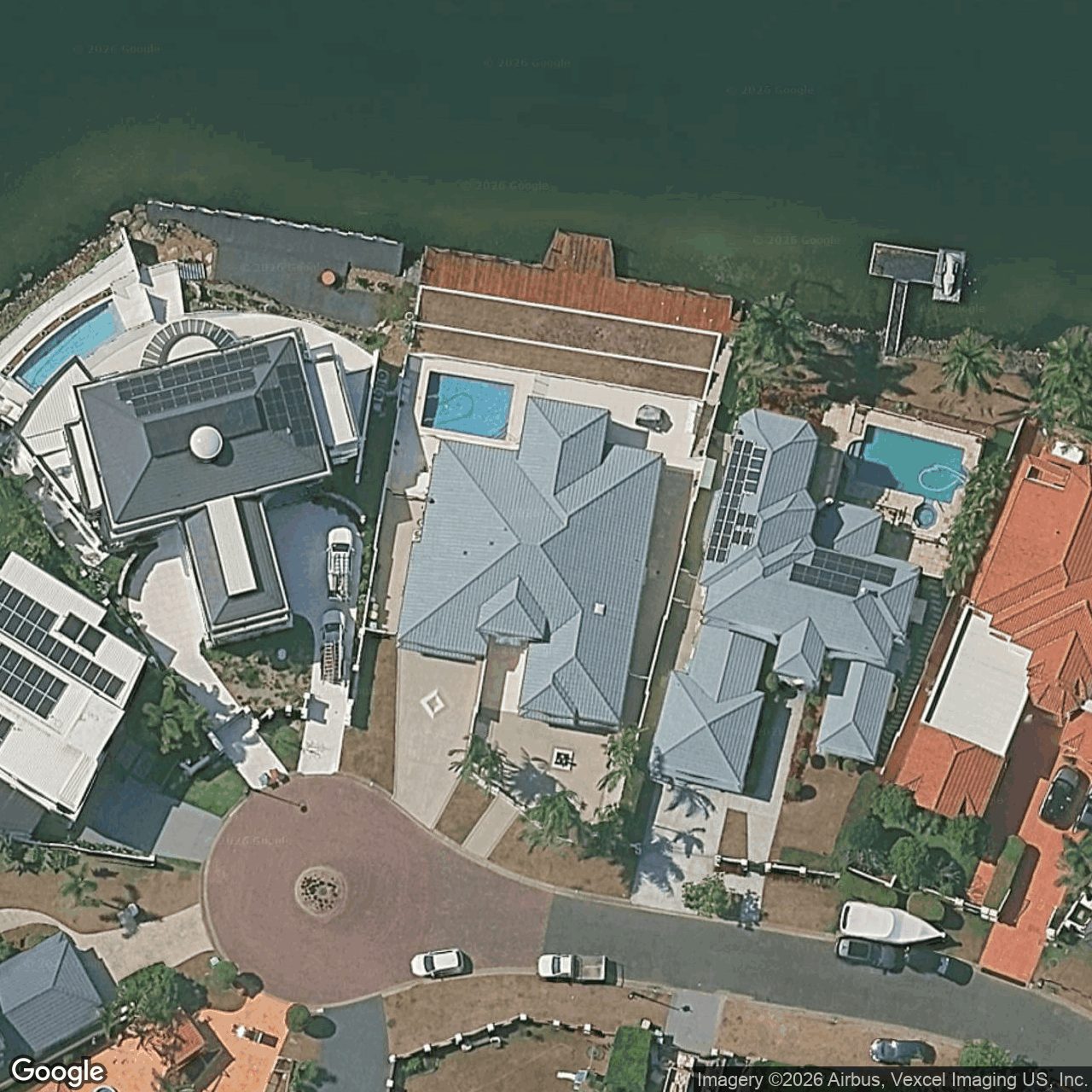 Aerial view of 15 Staysail Crescent, Clear Island Waters QLD 4226