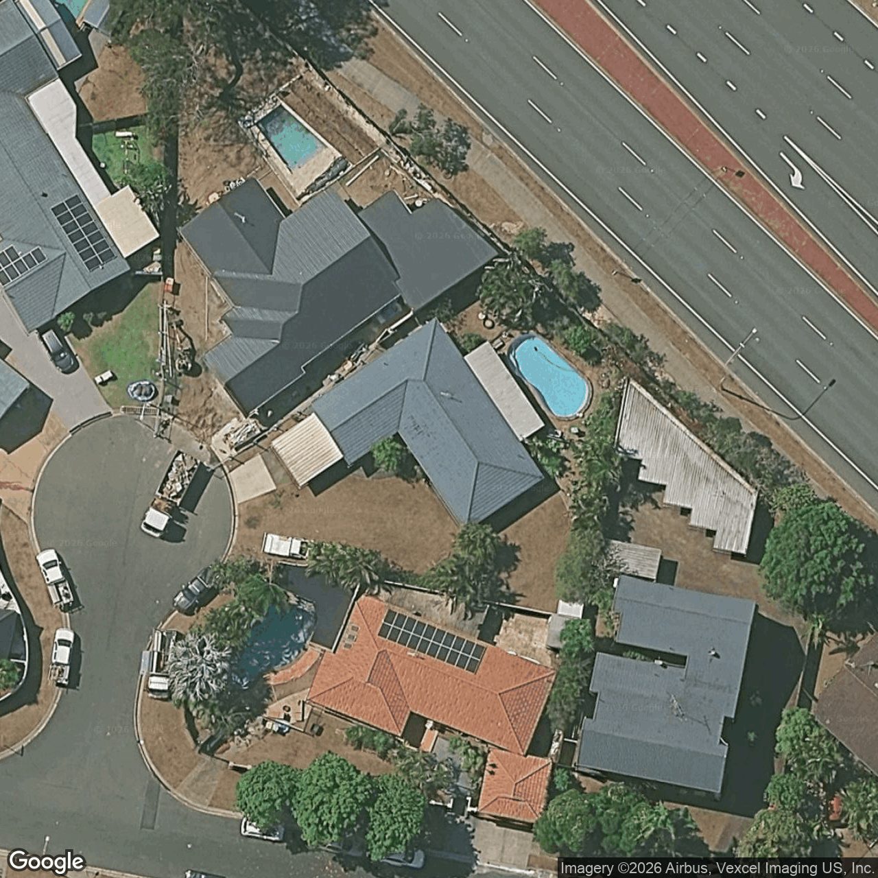 Aerial view of 3 Goroka Court, Clear Island Waters QLD 4226