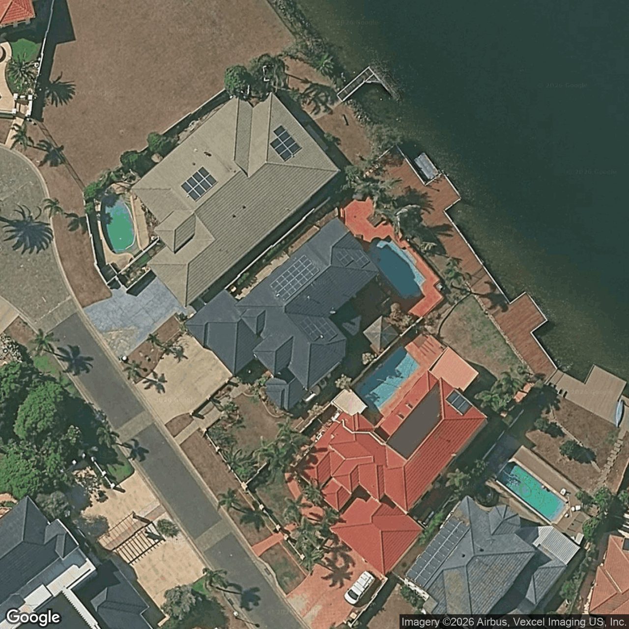 Aerial view of 27 Clear Water Bay Avenue, Clear Island Waters QLD 4226