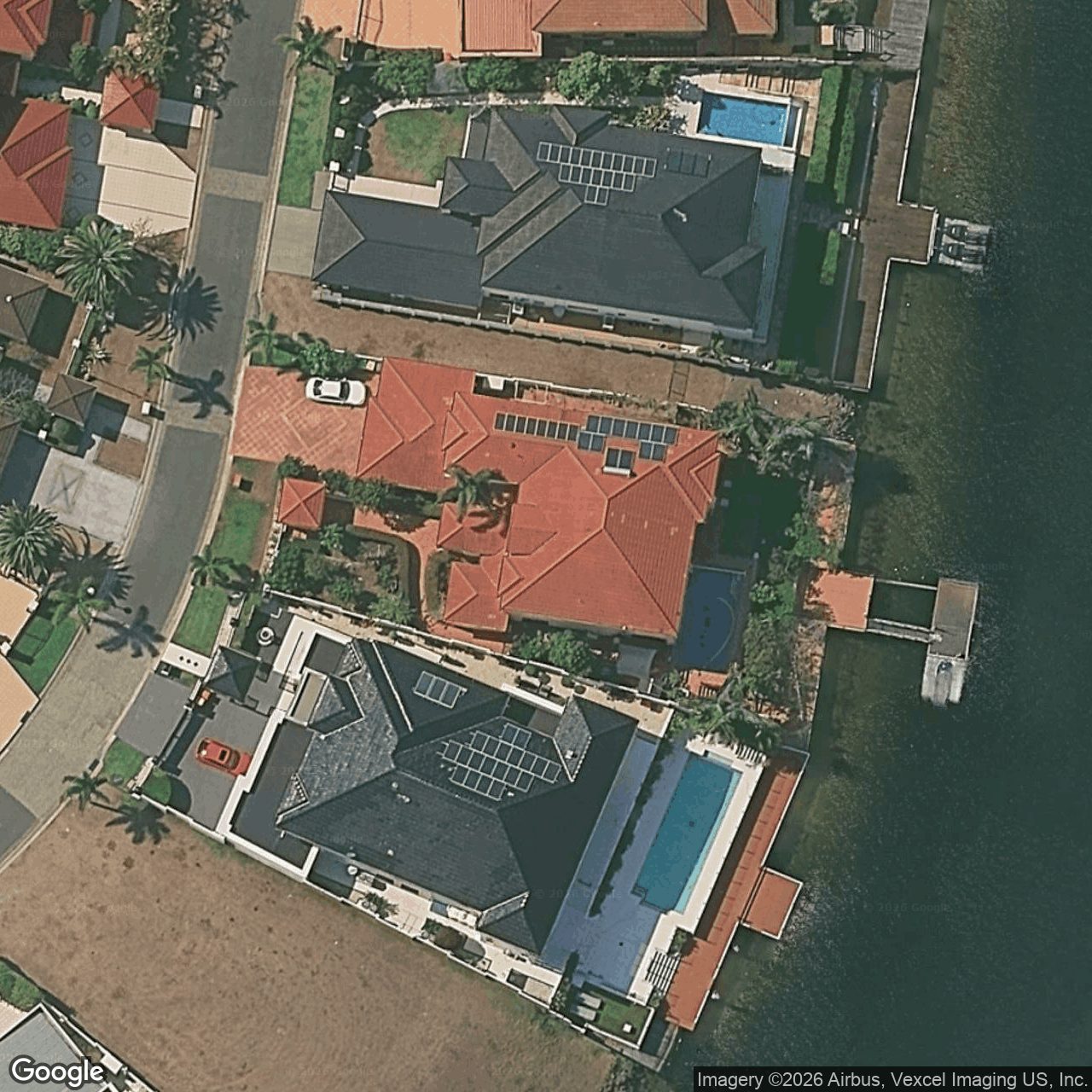 Aerial view of 18 Clear Water Bay Avenue, Clear Island Waters QLD 4226