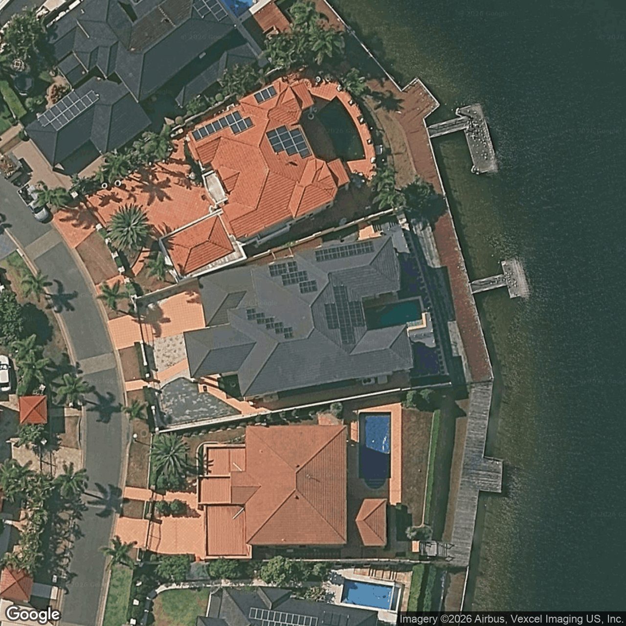 Aerial view of 12 Clear Water Bay Avenue, Clear Island Waters QLD 4226