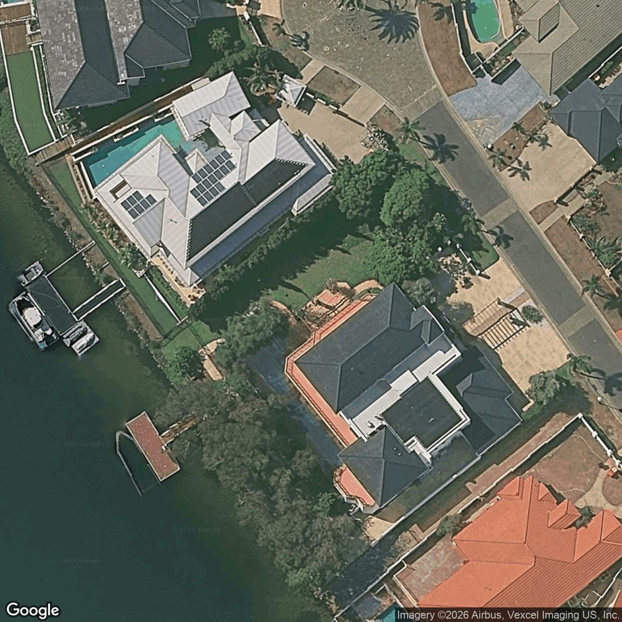 Aerial view of 44 Clear Water Bay Avenue, Clear Island Waters QLD 4226