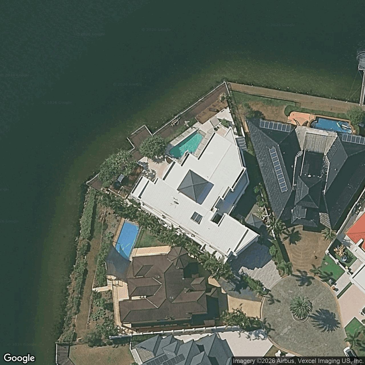 Aerial view of 2 Clear Water Bay Avenue, Clear Island Waters QLD 4226
