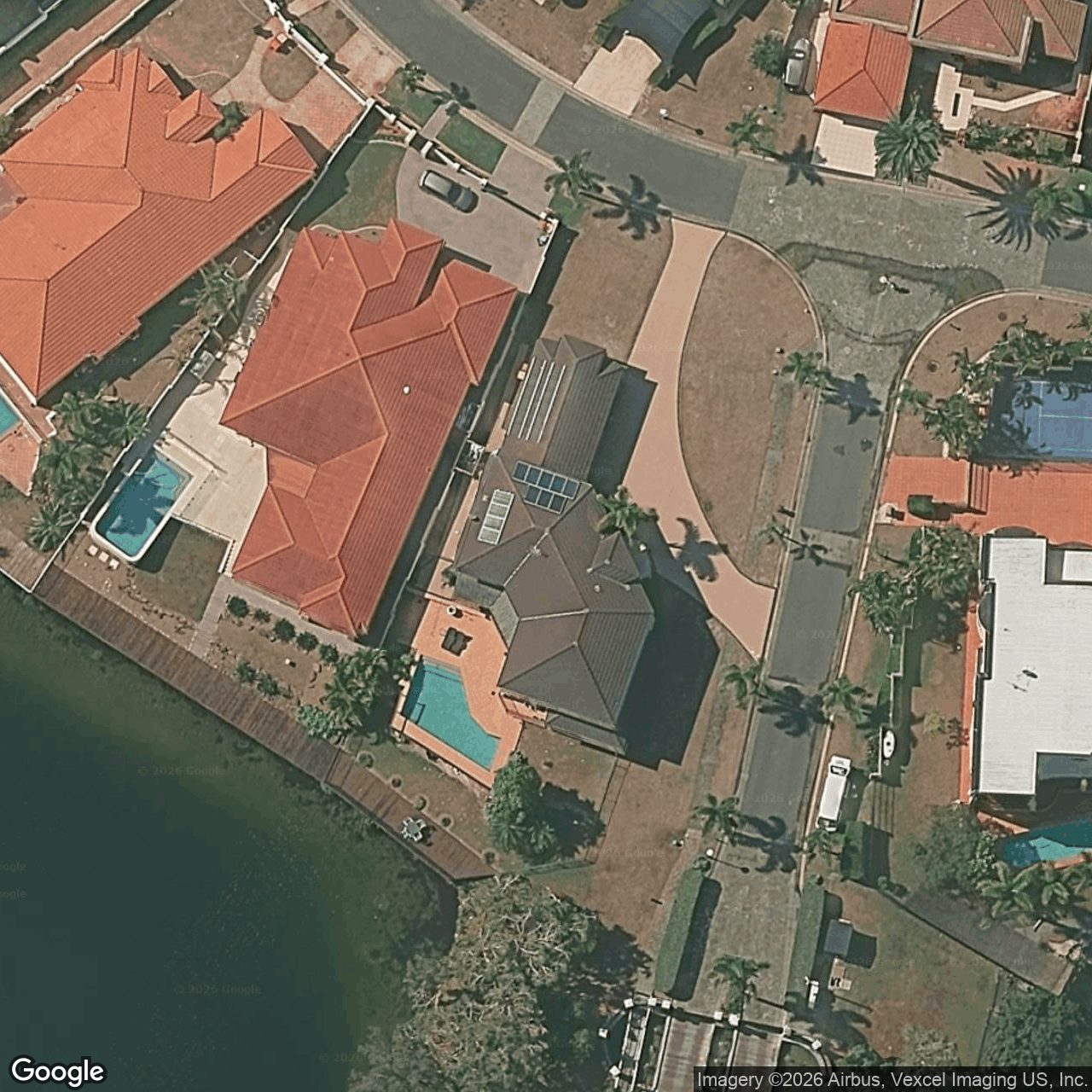 Aerial view of 36 Clear Water Bay Avenue, Clear Island Waters QLD 4226