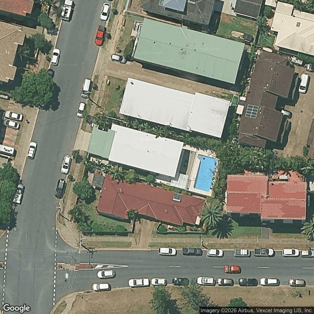 Aerial view of 14 Lord Street, Coolangatta QLD 4225