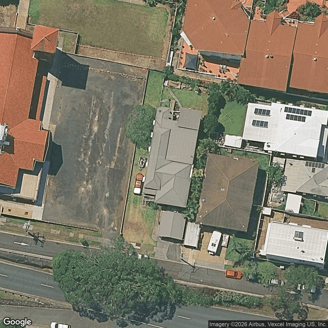 Aerial view of 61 Tweed Street, Coolangatta QLD 4225