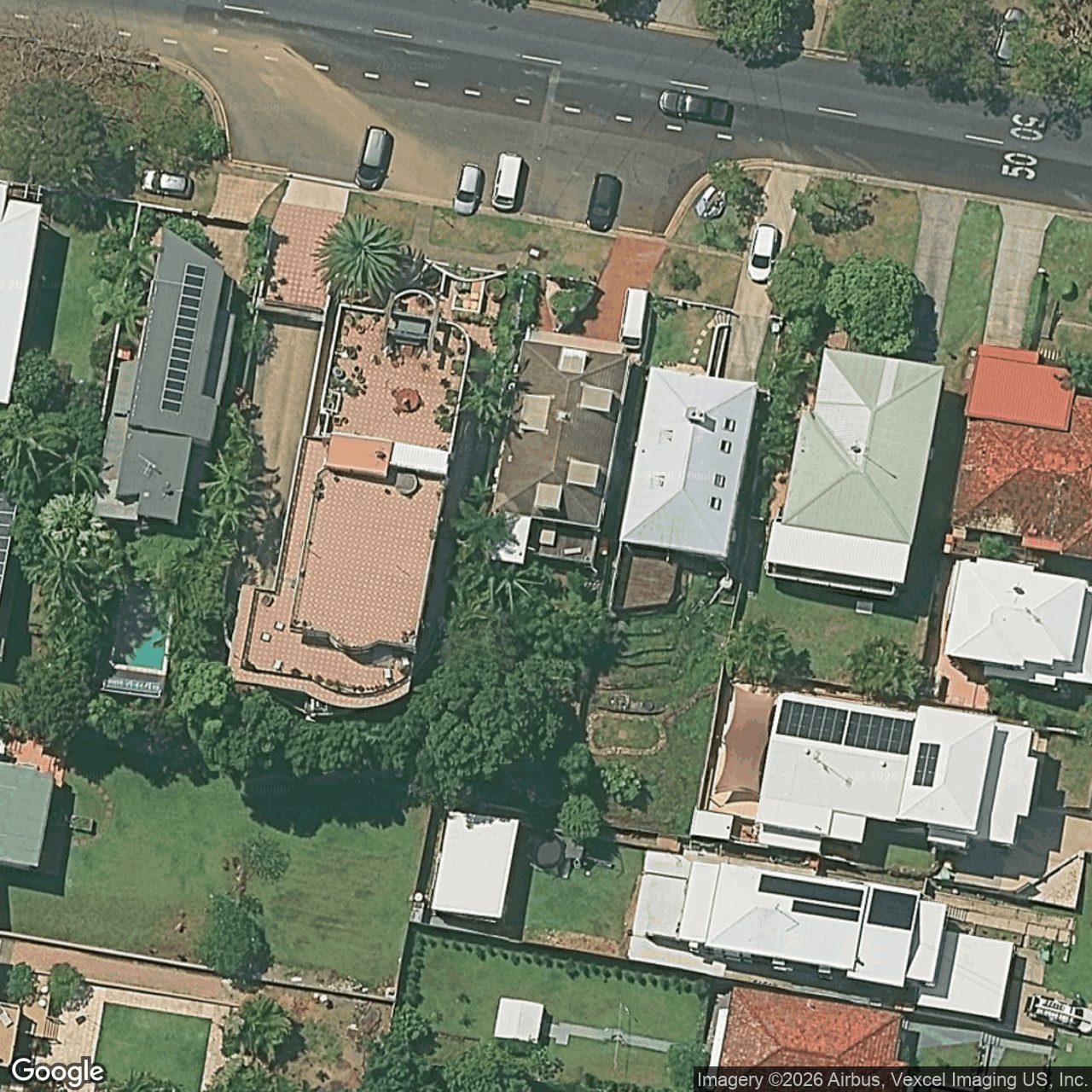 Aerial view of 42 Tweed Street, Coolangatta QLD 4225