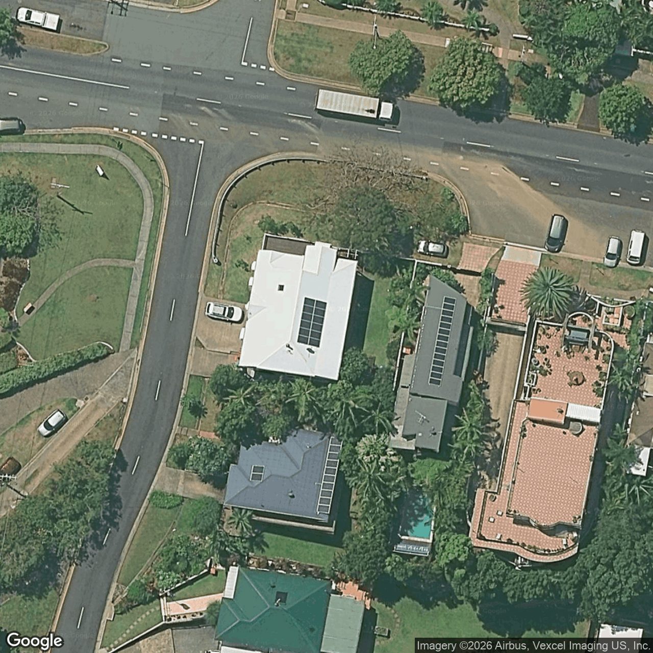 Aerial view of 32 Tweed Street, Coolangatta QLD 4225