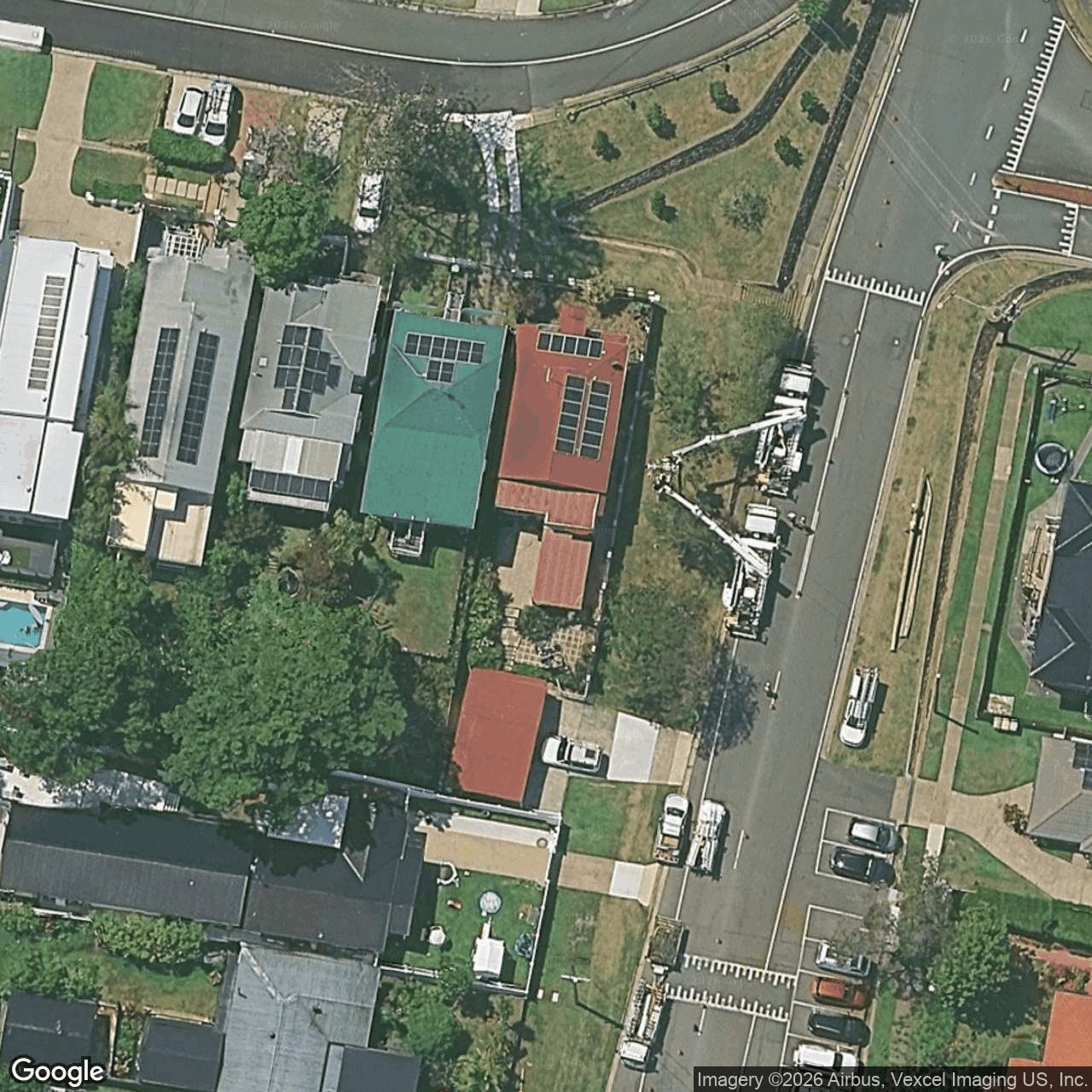 Aerial view of 62 Stapylton Street, Coolangatta QLD 4225