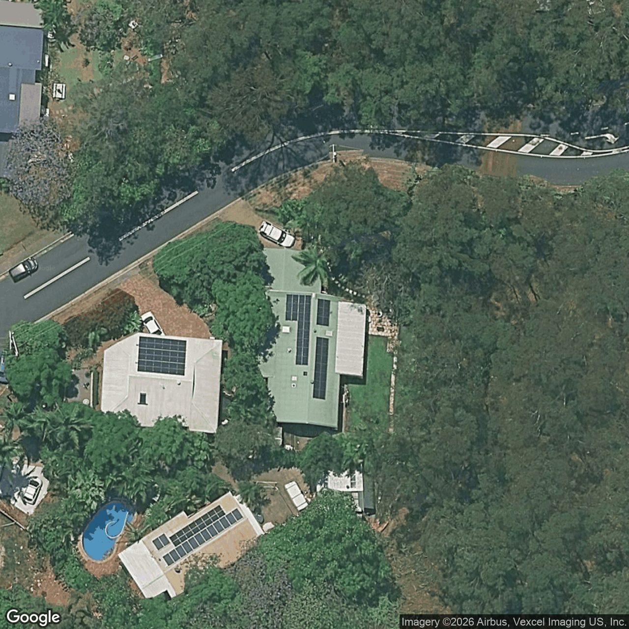 Aerial view of 28A Alpha Avenue, Currumbin QLD 4223